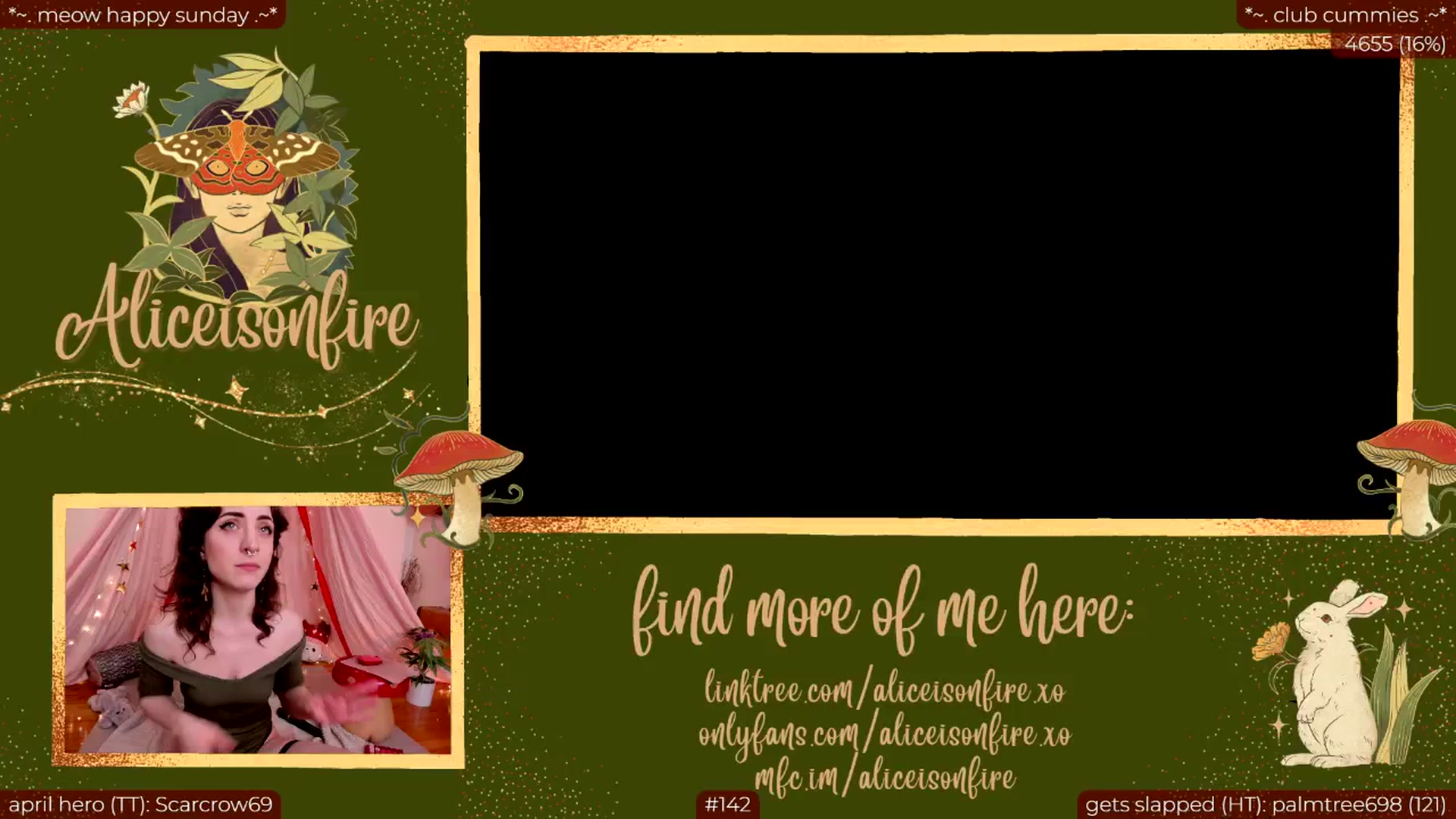 Gallery image thumbnail from aliceisonfire's myfreecams stream on, 04/29/2024, 08:09 image 6 of 20