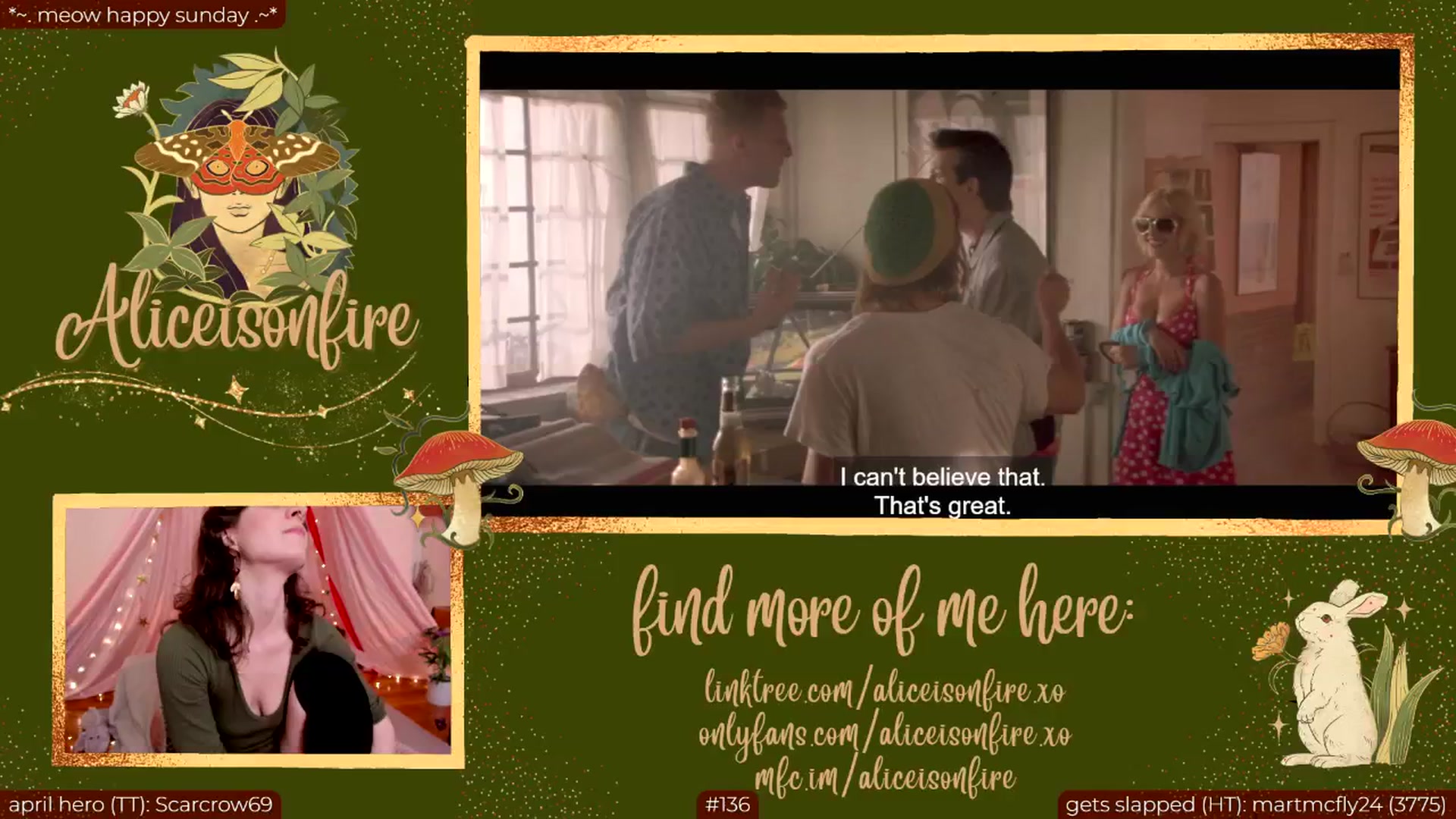 Gallery image thumbnail from aliceisonfire's myfreecams stream on, 04/29/2024, 08:45 image 5 of 20