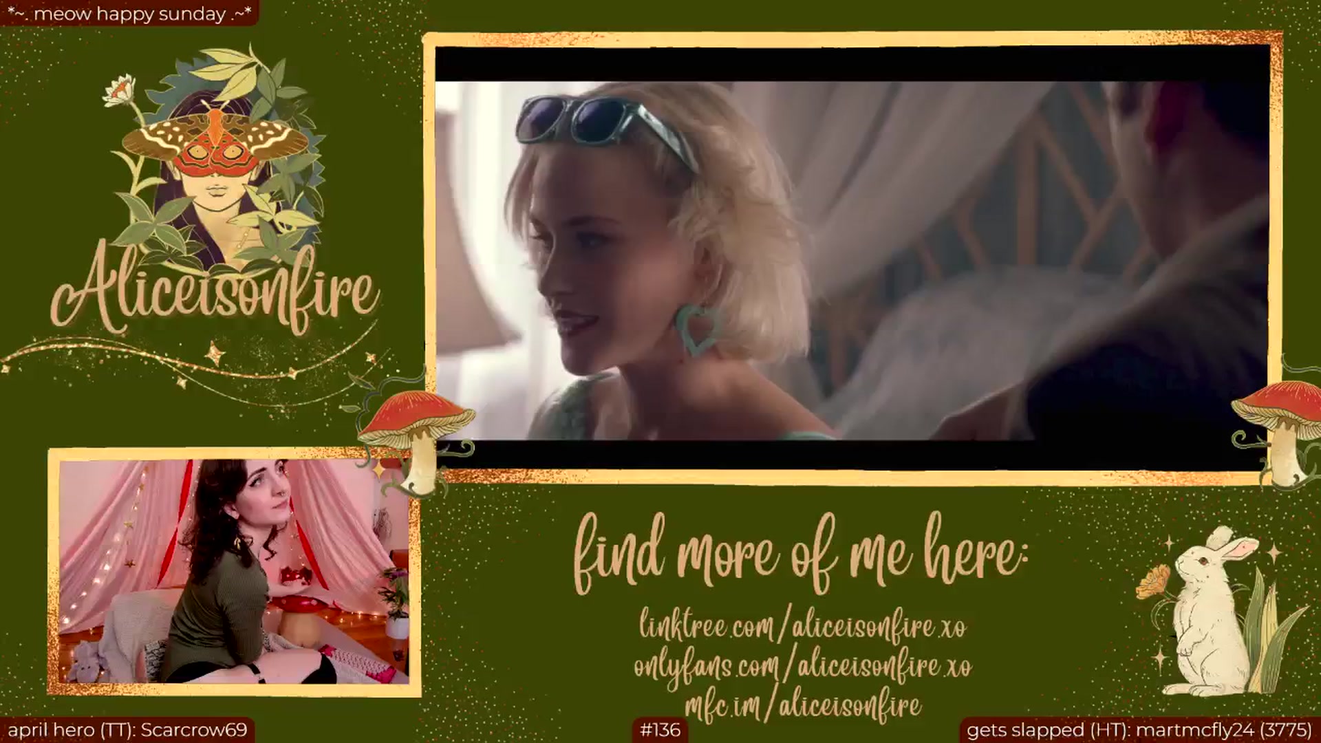 Gallery image thumbnail from aliceisonfire's myfreecams stream on, 04/29/2024, 08:45 image 3 of 20
