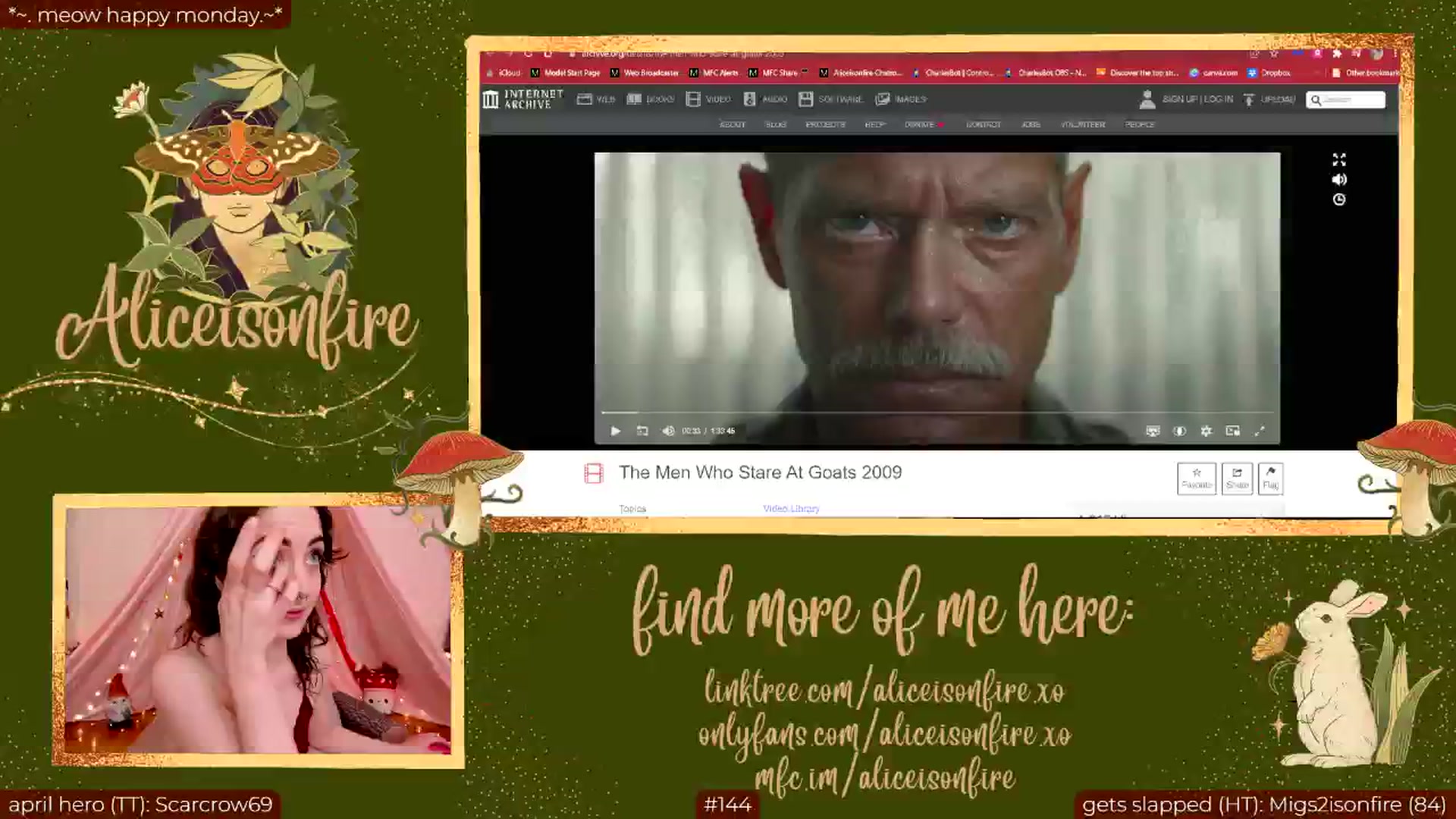 Gallery image thumbnail from aliceisonfire's myfreecams stream on, 04/30/2024, 04:30 image 16 of 20