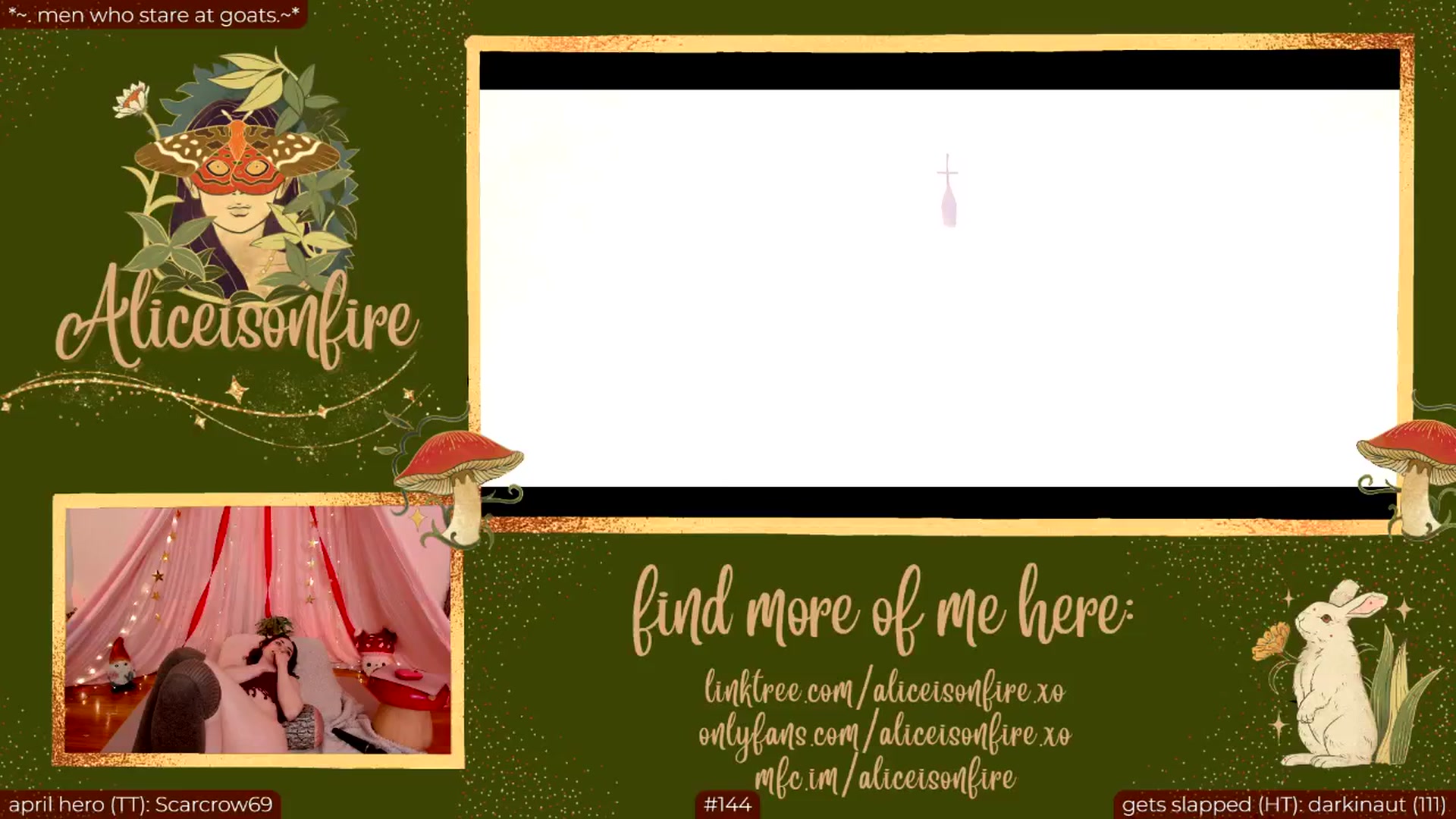 Gallery image thumbnail from aliceisonfire's myfreecams stream on, 04/30/2024, 06:51 image 1 of 20