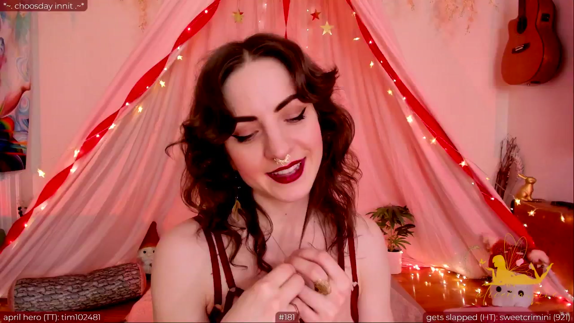 Gallery image thumbnail from aliceisonfire's myfreecams stream on, 05/07/2024, 08:13 image 5 of 20