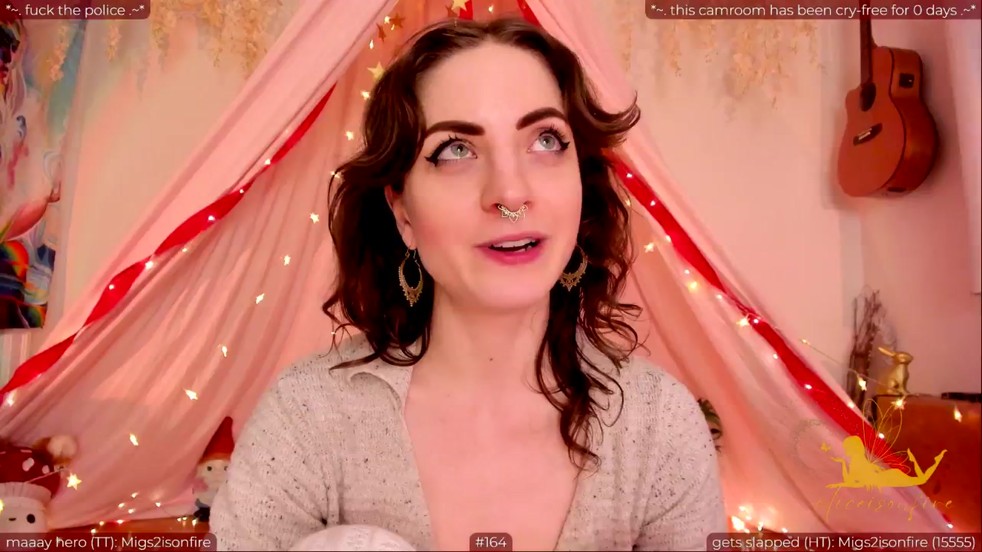 Gallery image thumbnail from aliceisonfire's myfreecams stream on, 05/17/2024, 10:29 image 20 of 20