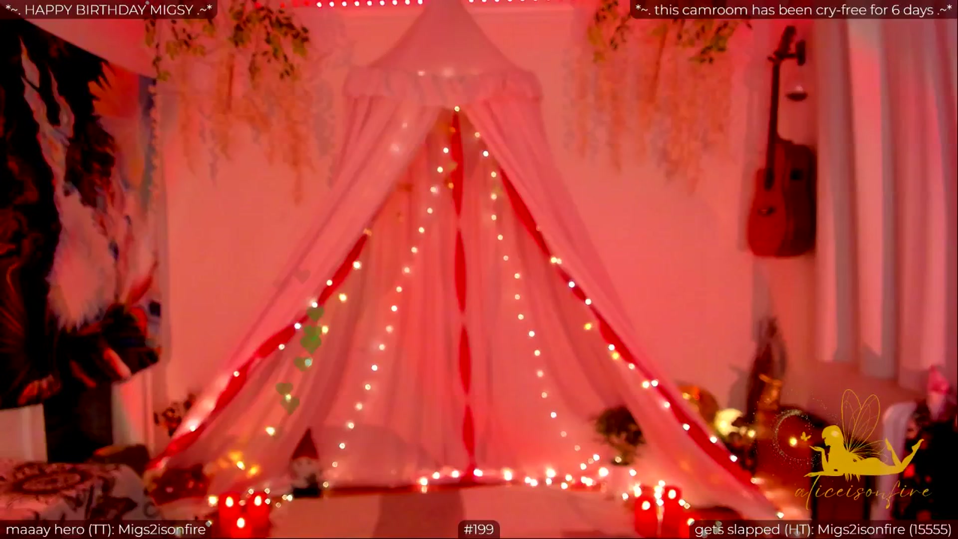 Gallery image thumbnail from aliceisonfire's myfreecams stream on, 05/23/2024, 04:37 image 10 of 20