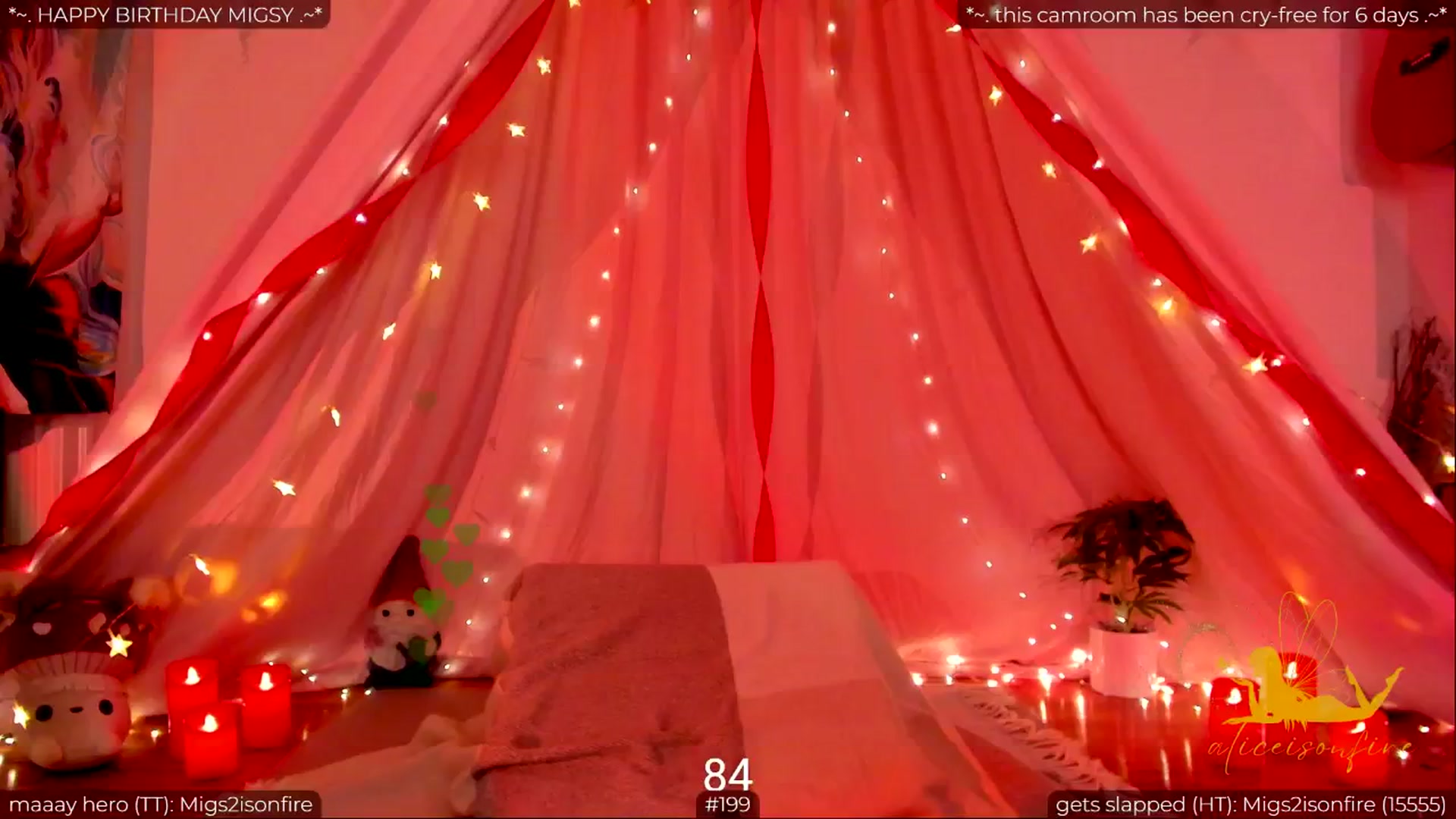 Gallery image thumbnail from aliceisonfire's myfreecams stream on, 05/23/2024, 04:37 image 17 of 20