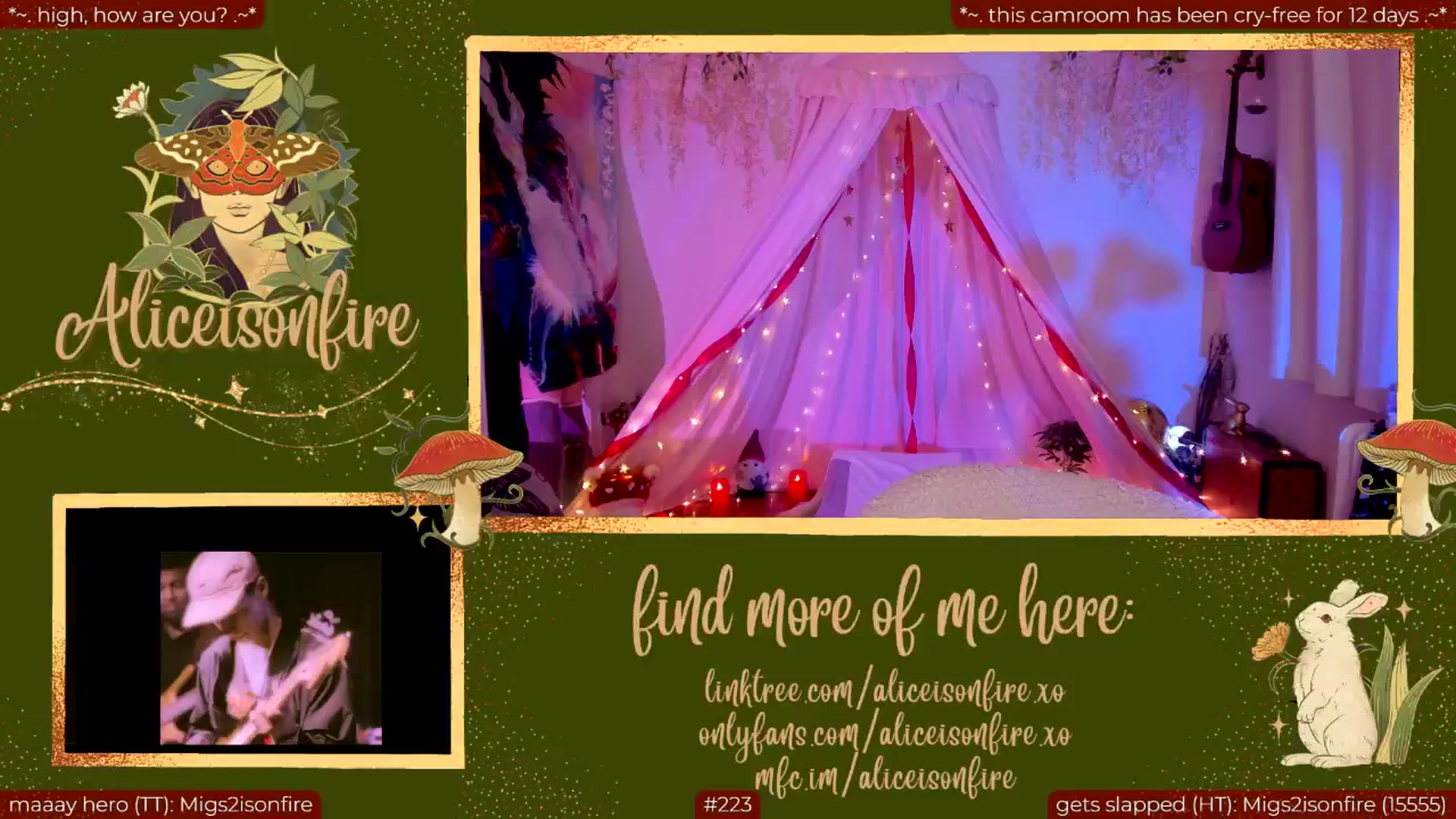 Gallery image thumbnail from aliceisonfire's myfreecams stream on, 05/29/2024, 06:56 image 18 of 20