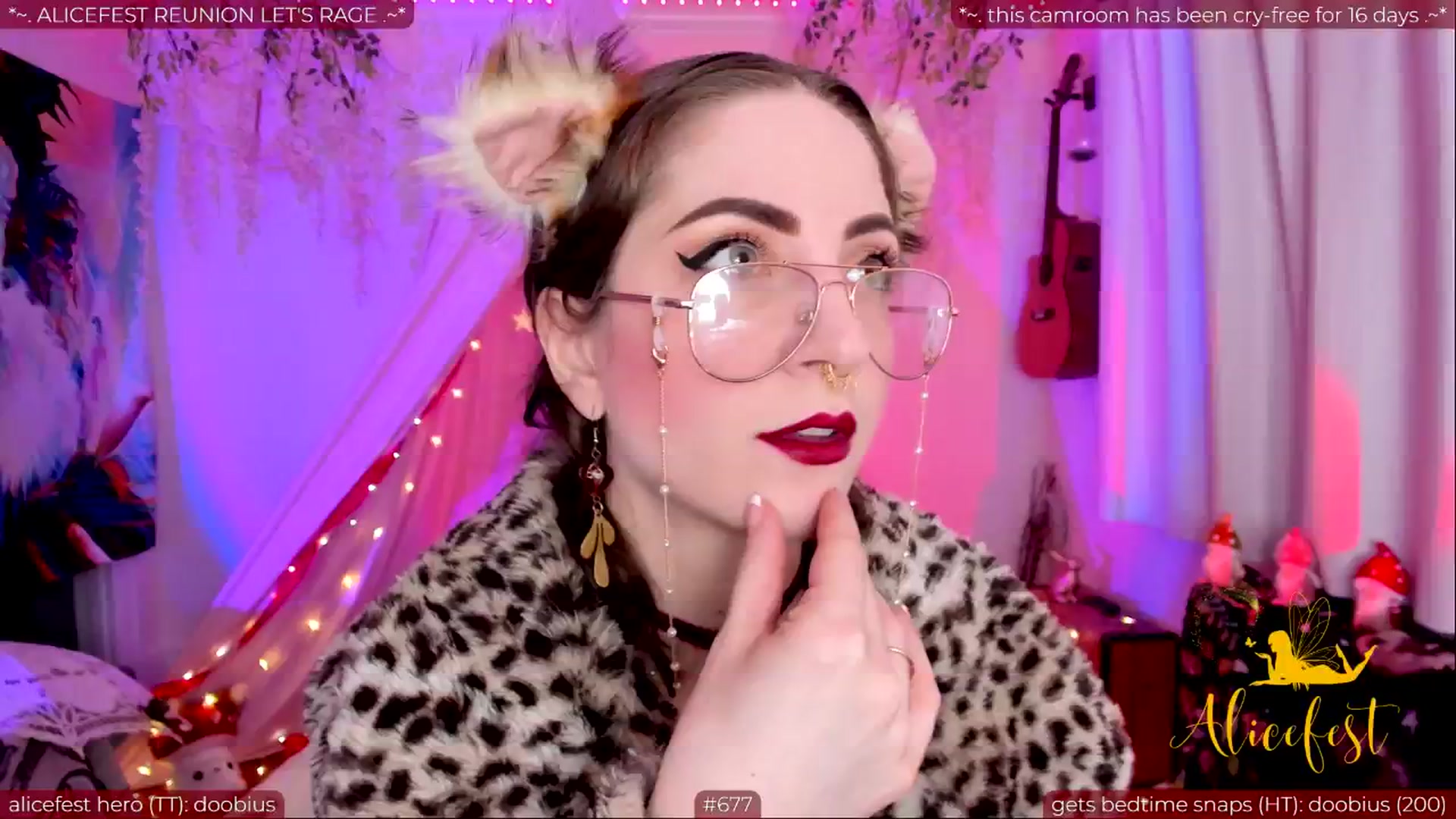 Gallery image thumbnail from aliceisonfire's myfreecams stream on, 06/02/2024, 05:13 image 9 of 20