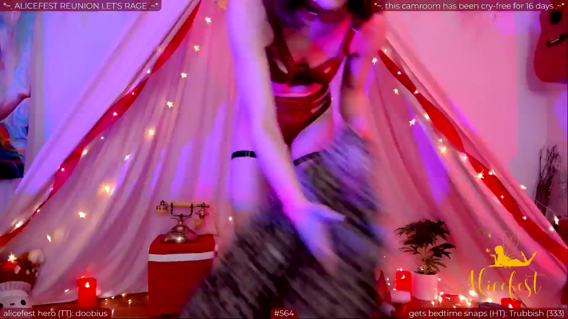 Gallery image thumbnail from aliceisonfire's myfreecams stream on, 06/02/2024, 05:47 image 6 of 20