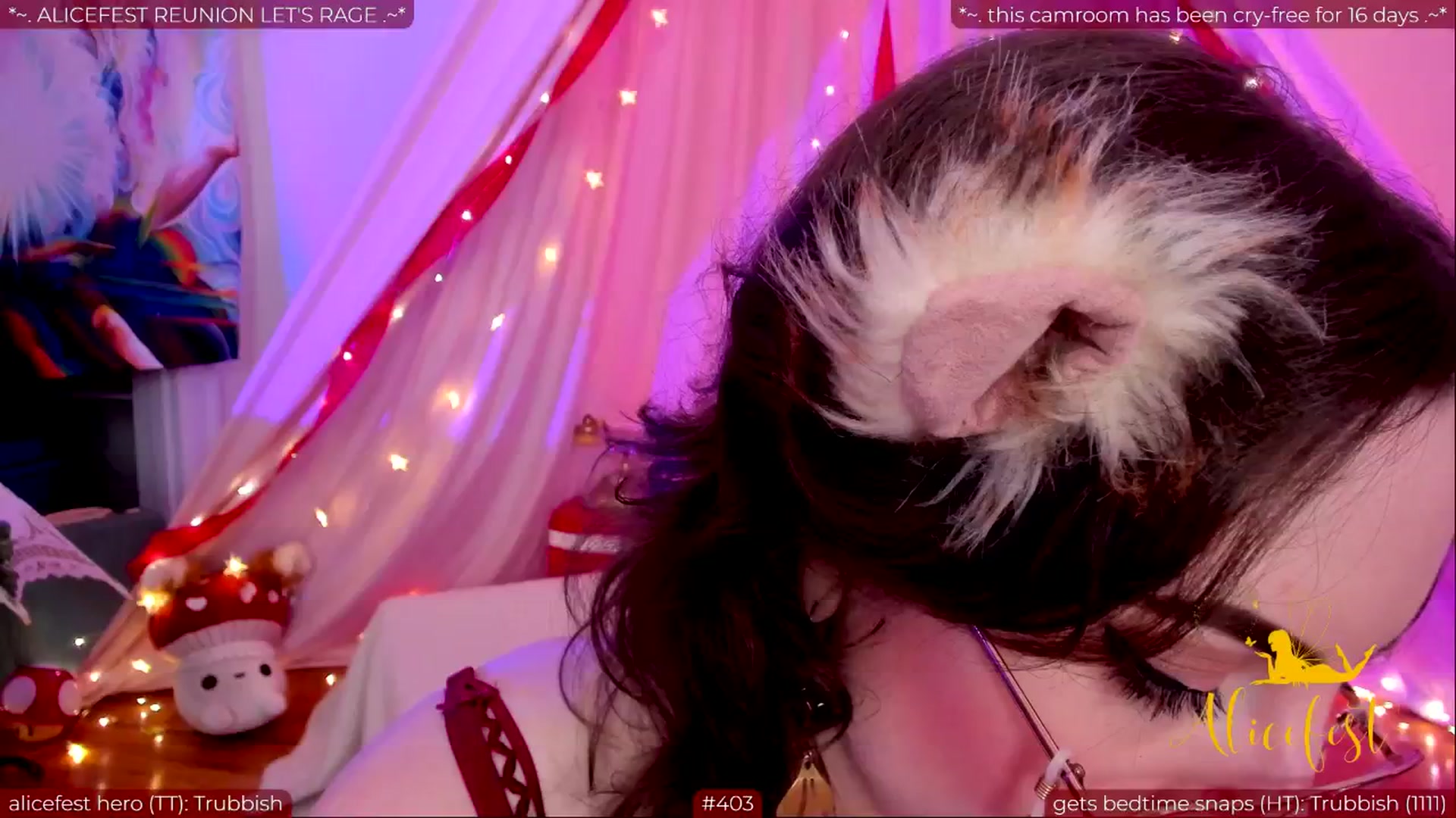 Gallery image thumbnail from aliceisonfire's myfreecams stream on, 06/02/2024, 06:40 image 15 of 20