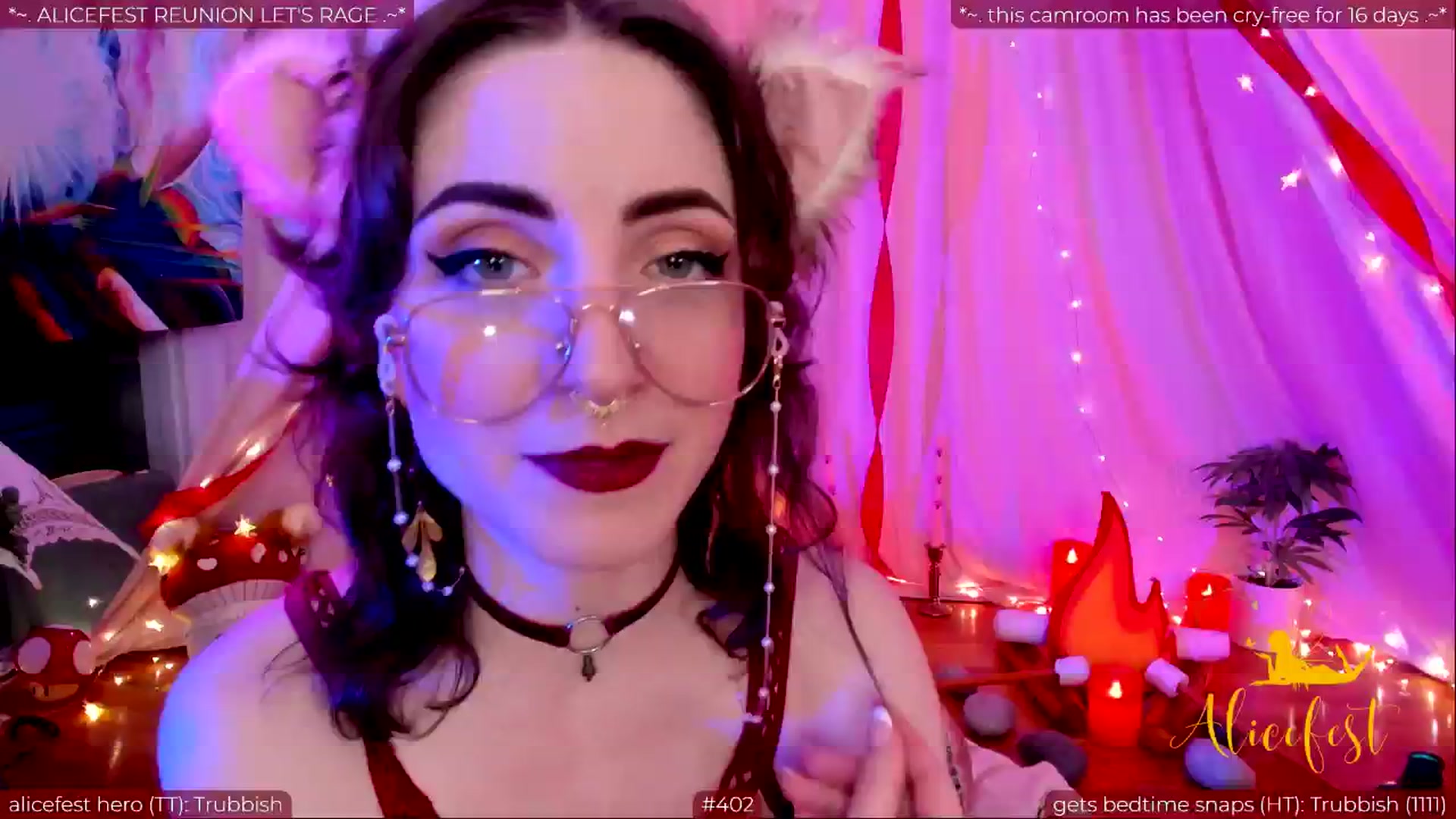 Gallery image thumbnail from aliceisonfire's myfreecams stream on, 06/02/2024, 06:40 image 1 of 20