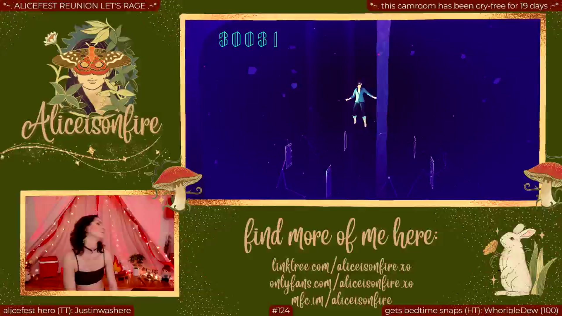 Gallery image thumbnail from aliceisonfire's myfreecams stream on, 06/05/2024, 07:16 image 19 of 20