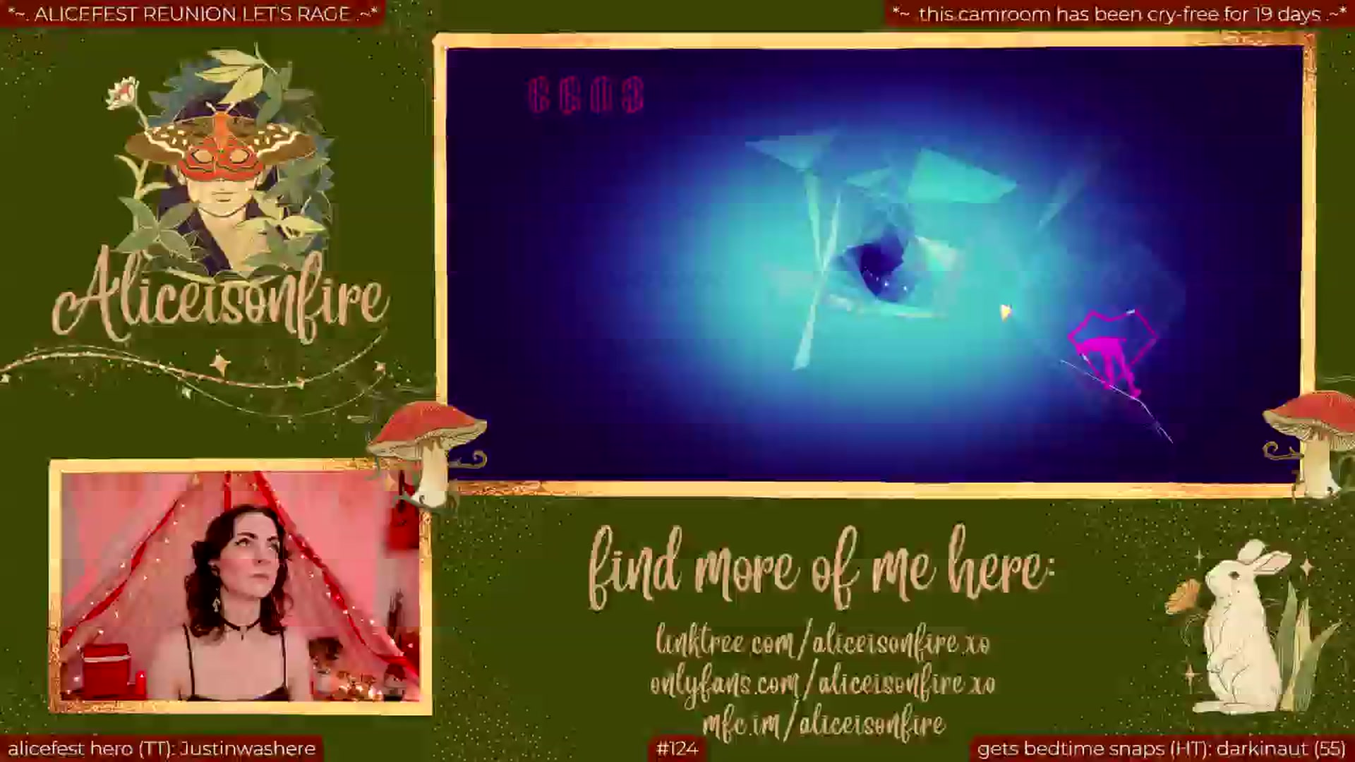 Gallery image thumbnail from aliceisonfire's myfreecams stream on, 06/05/2024, 07:16 image 7 of 20