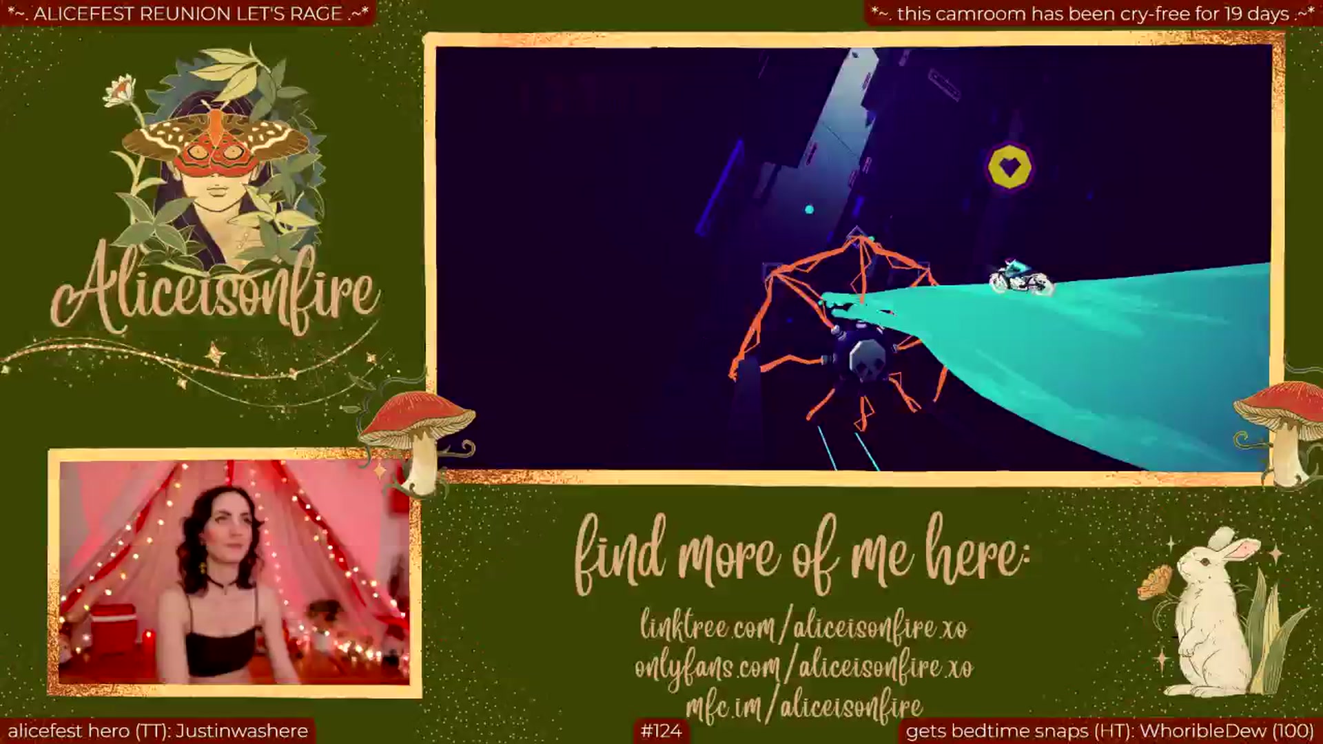 Gallery image thumbnail from aliceisonfire's myfreecams stream on, 06/05/2024, 07:16 image 18 of 20