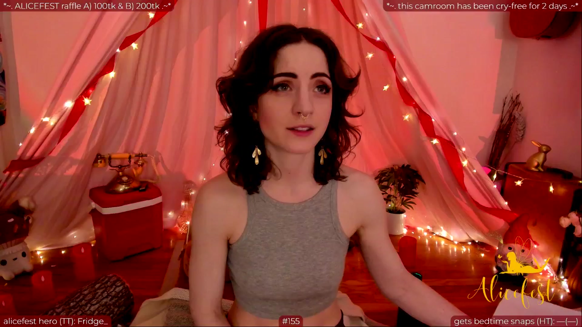 Gallery image thumbnail from aliceisonfire's myfreecams stream on, 06/12/2024, 06:52 image 3 of 20