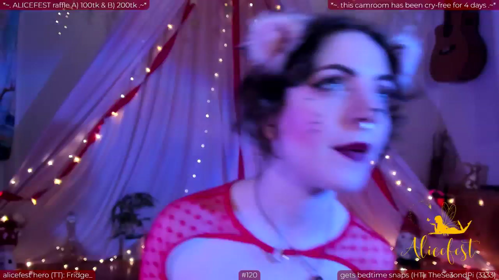 Gallery image thumbnail from aliceisonfire's myfreecams stream on, 06/16/2024, 09:57 image 4 of 20