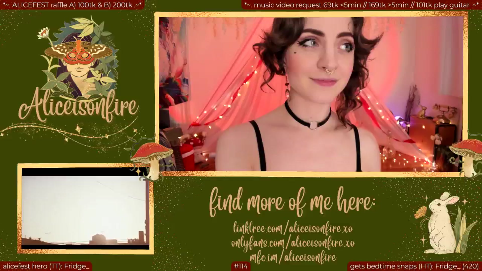 Gallery image thumbnail from aliceisonfire's myfreecams stream on, 06/19/2024, 09:56 image 10 of 20
