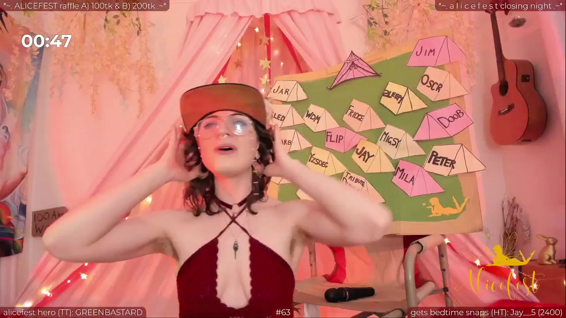Gallery image thumbnail from aliceisonfire's myfreecams stream on, 07/01/2024, 07:55 image 14 of 20