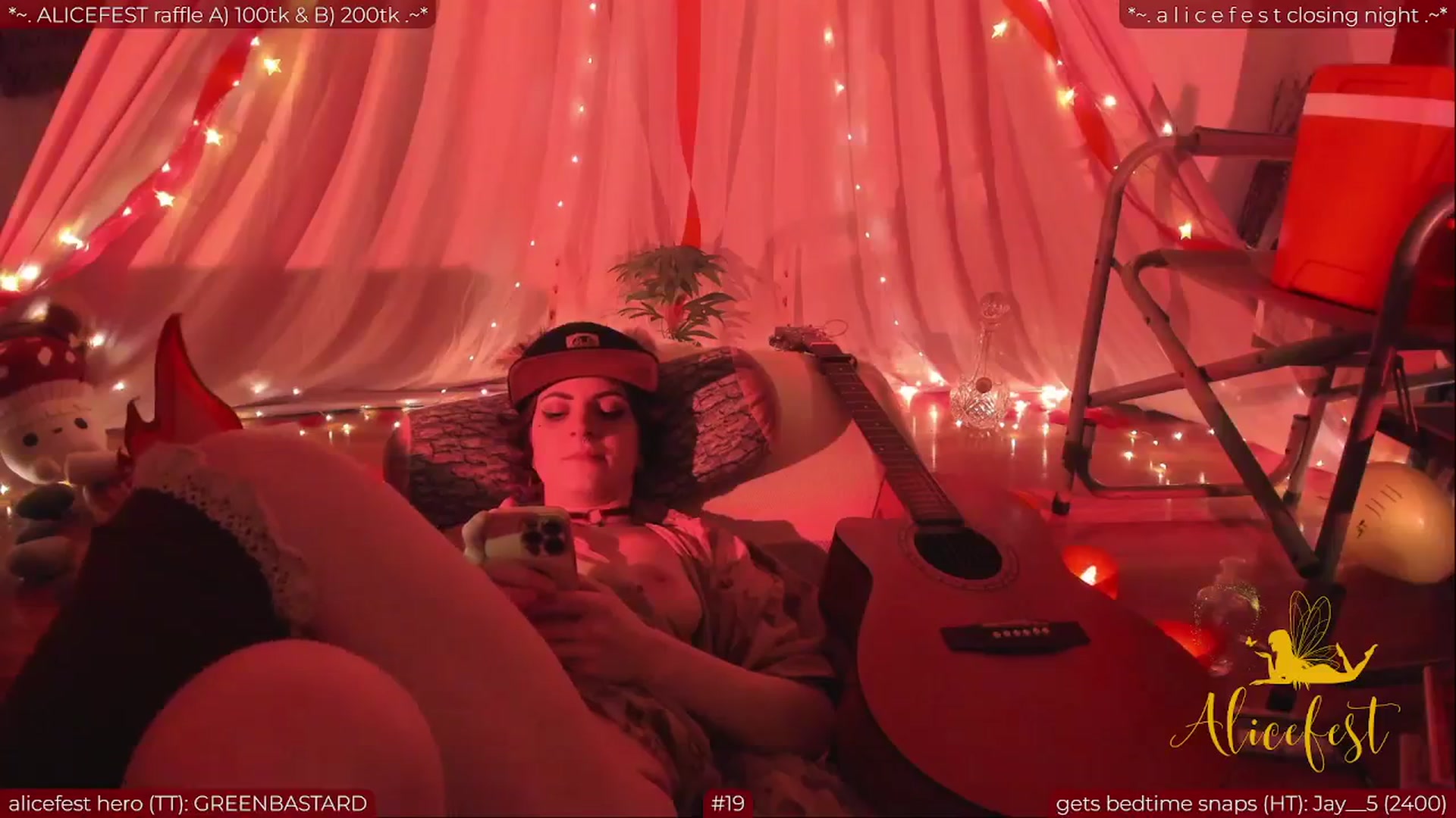 Gallery image thumbnail from aliceisonfire's myfreecams stream on, 07/01/2024, 11:09 image 18 of 20