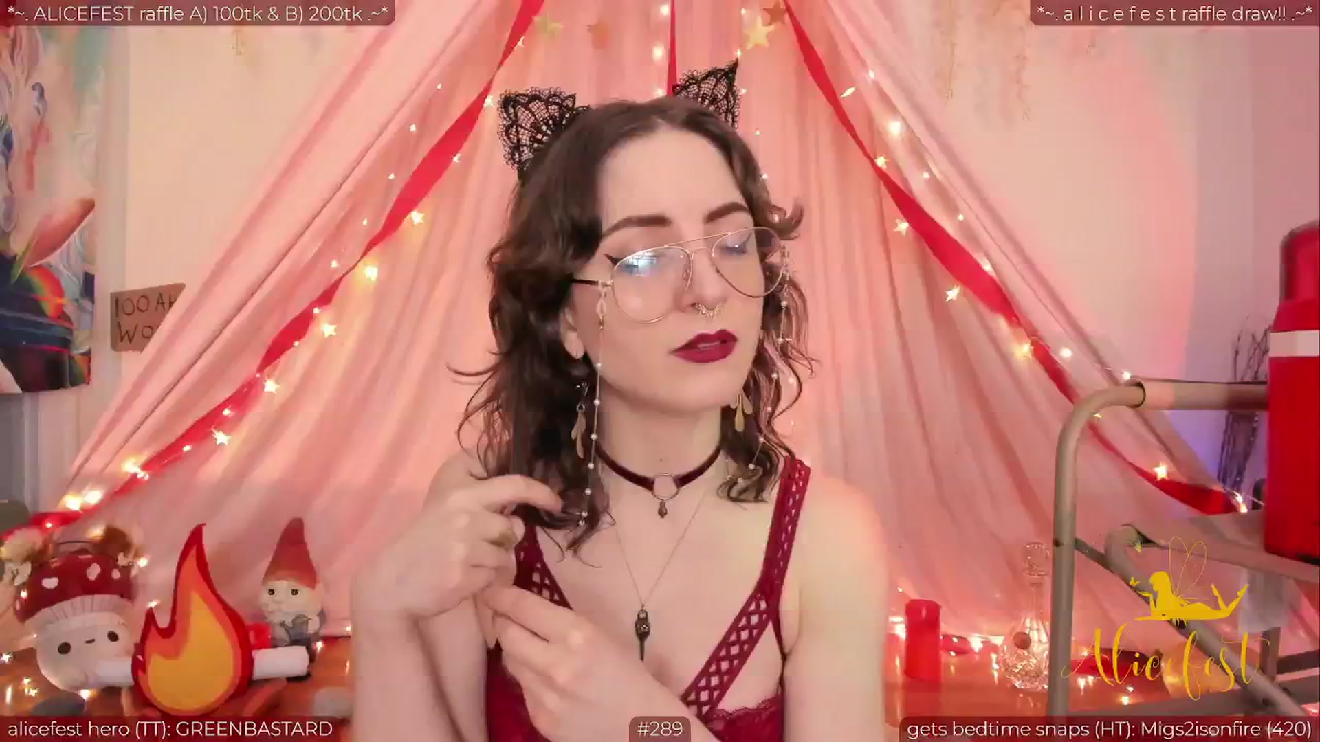 Gallery image thumbnail from aliceisonfire's myfreecams stream on, 07/03/2024, 08:19 image 6 of 20
