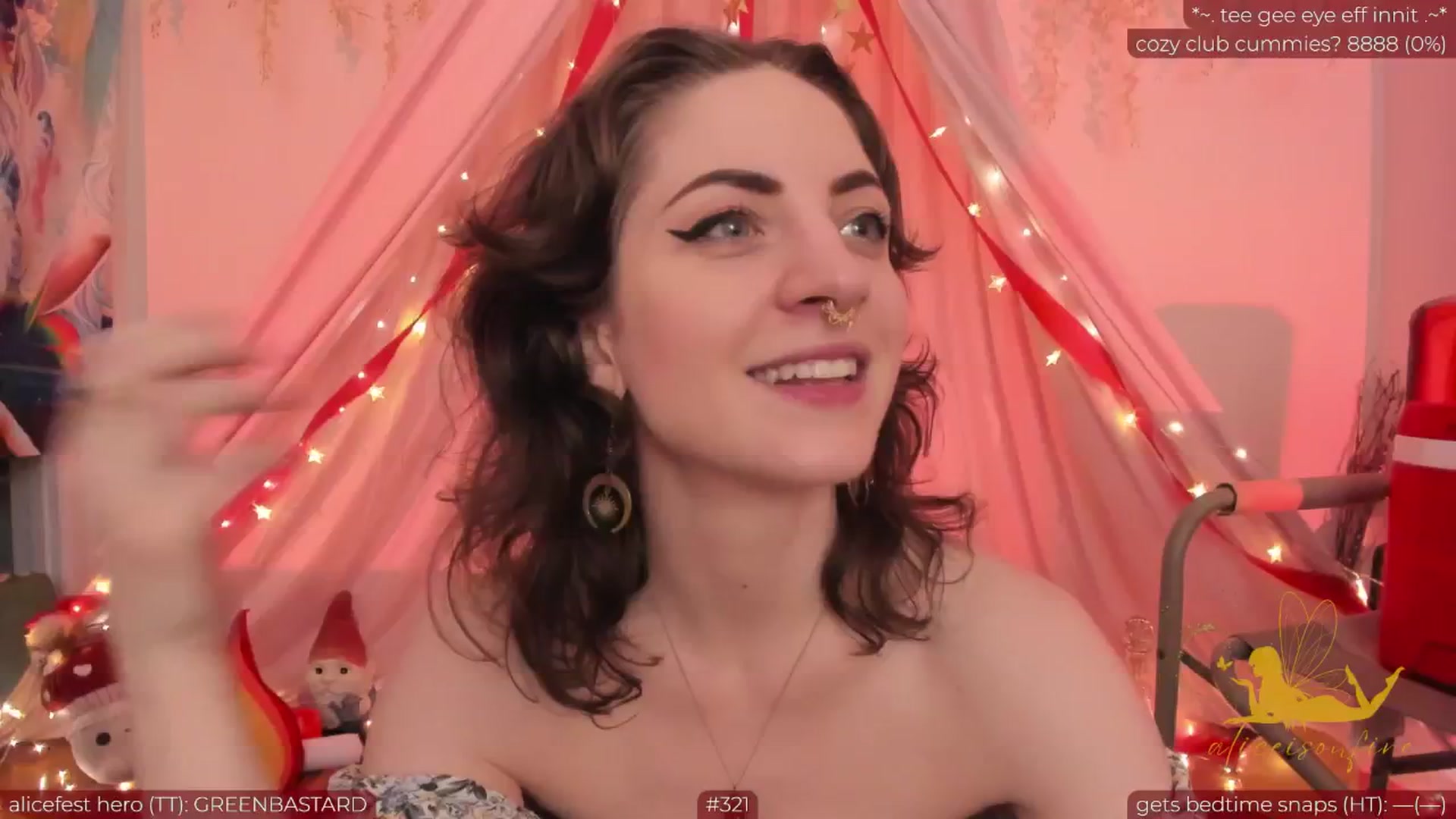 Gallery image thumbnail from aliceisonfire's myfreecams stream on, 07/06/2024, 08:18 image 1 of 20