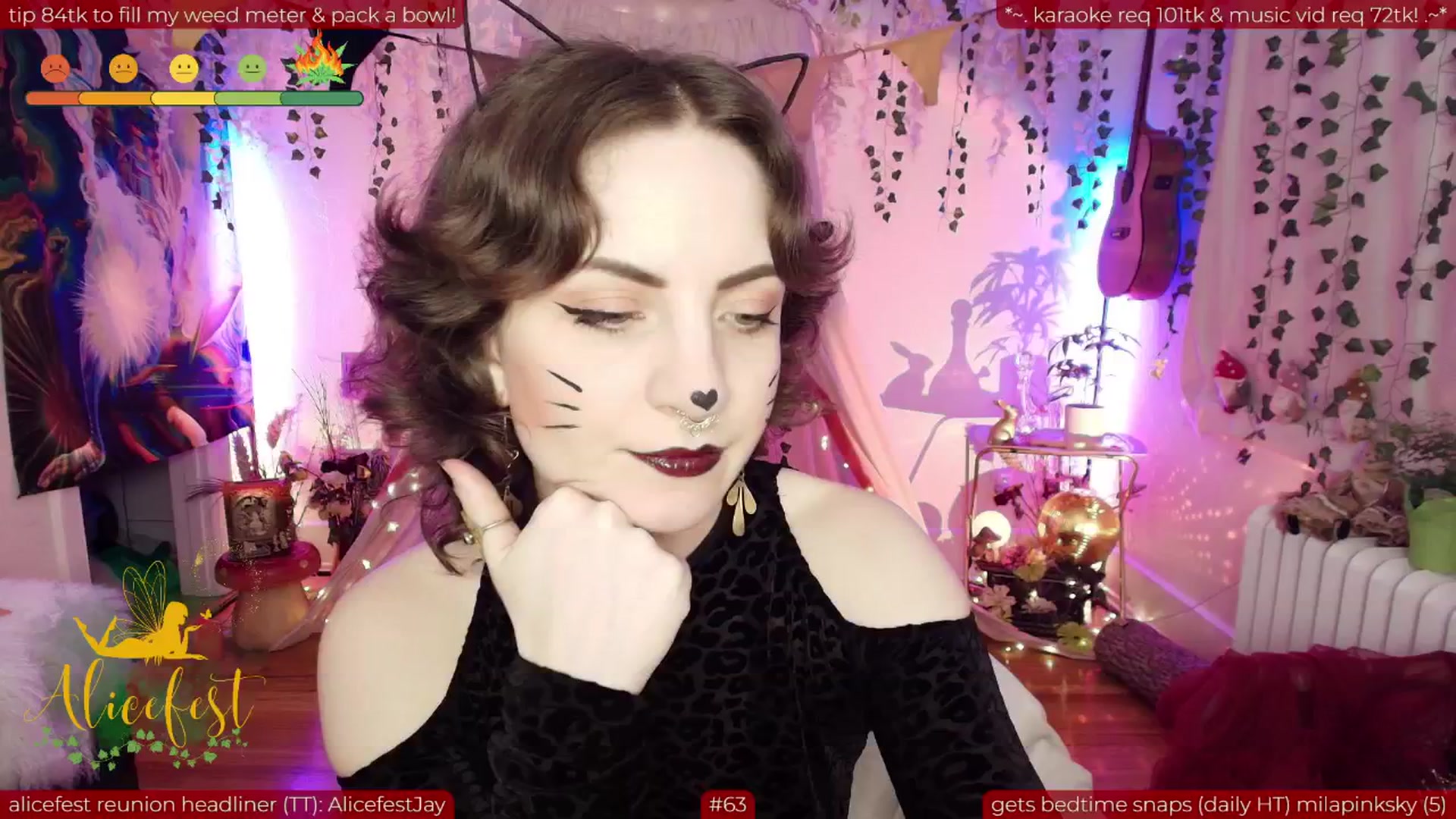 Gallery image thumbnail from aliceisonfire's myfreecams stream on, 06/14/2025, 10:40 image 1 of 20