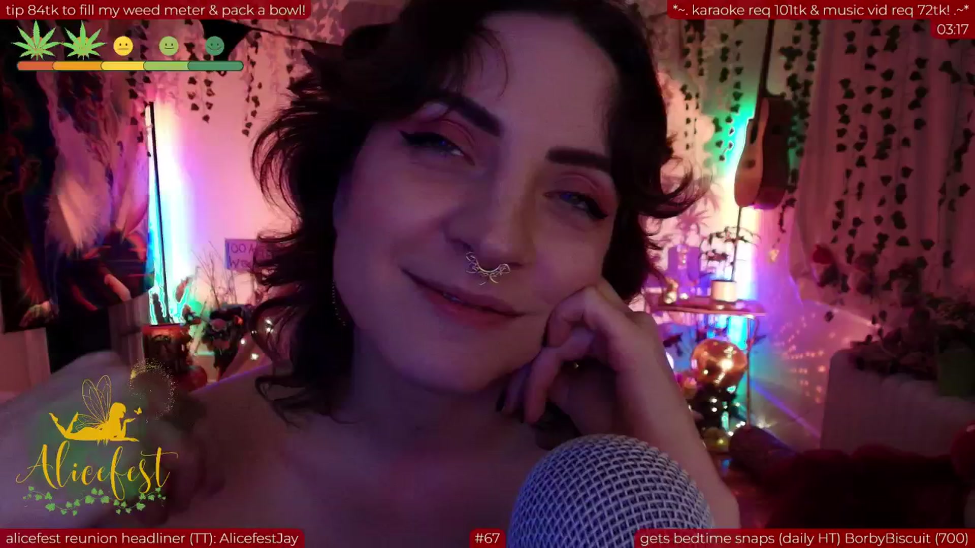 Gallery image thumbnail from aliceisonfire's myfreecams stream on, 06/16/2025, 10:39 image 18 of 20