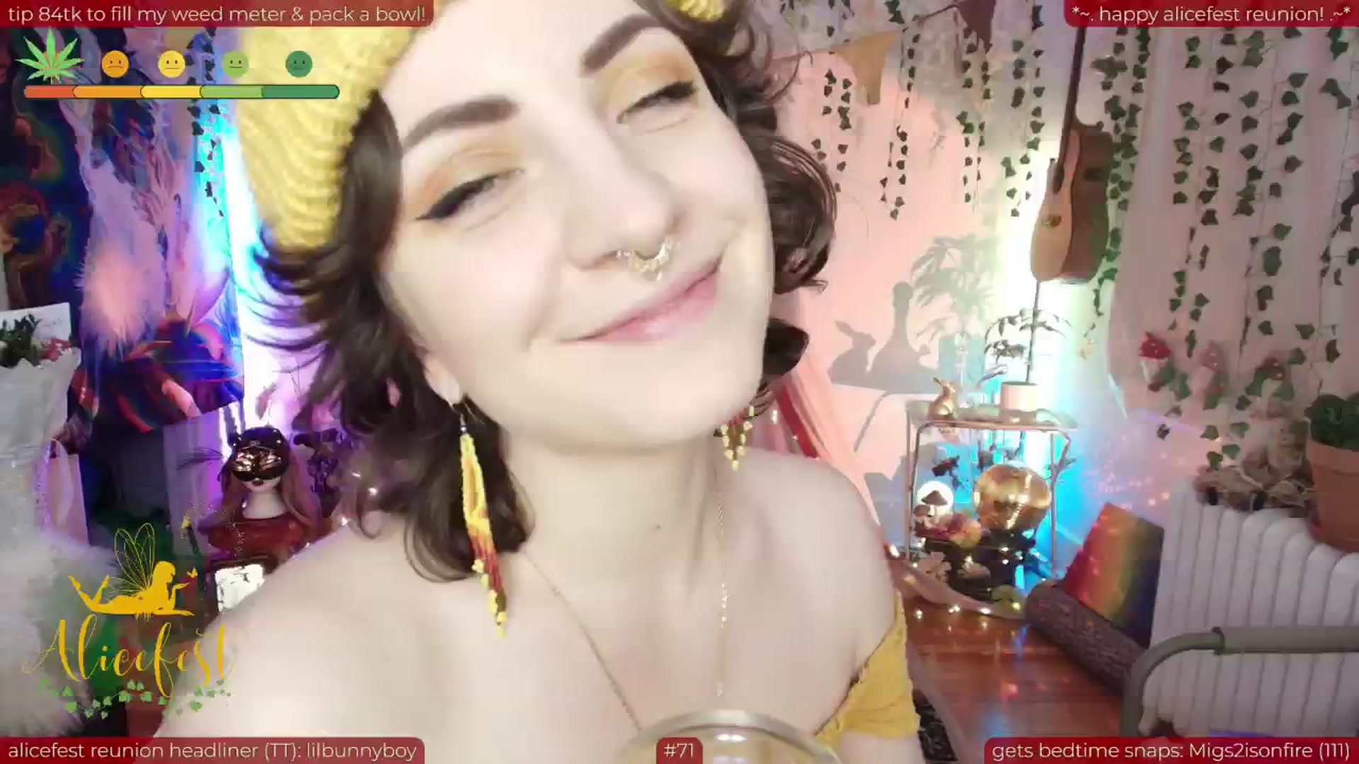 Gallery image thumbnail from aliceisonfire's myfreecams stream on, 06/23/2025, 10:52 image 5 of 20