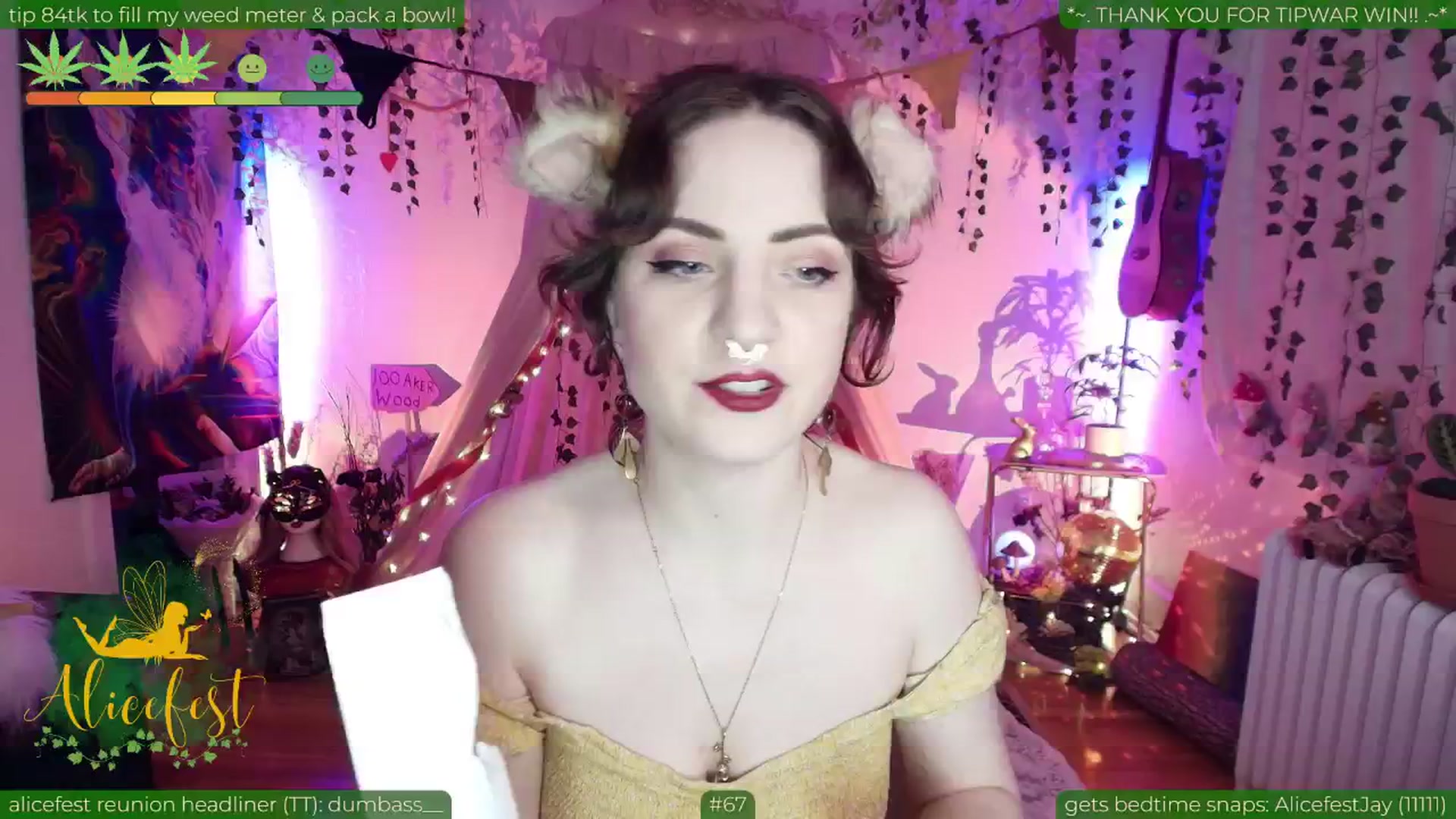 Gallery image thumbnail from aliceisonfire's myfreecams stream on, 06/30/2025, 06:53 image 7 of 20