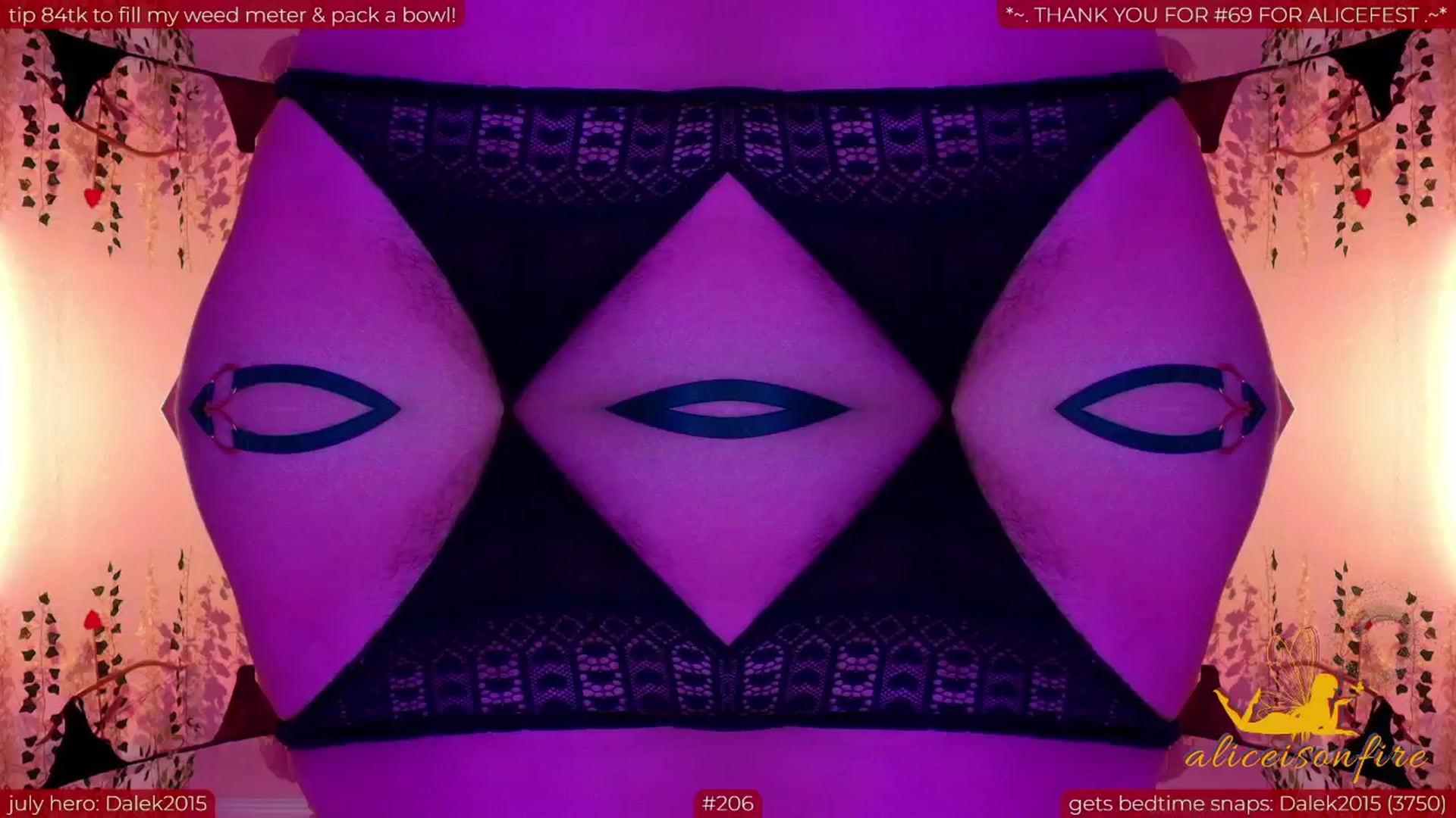 Gallery image thumbnail from aliceisonfire's myfreecams stream on, 07/04/2025, 11:12 image 15 of 20