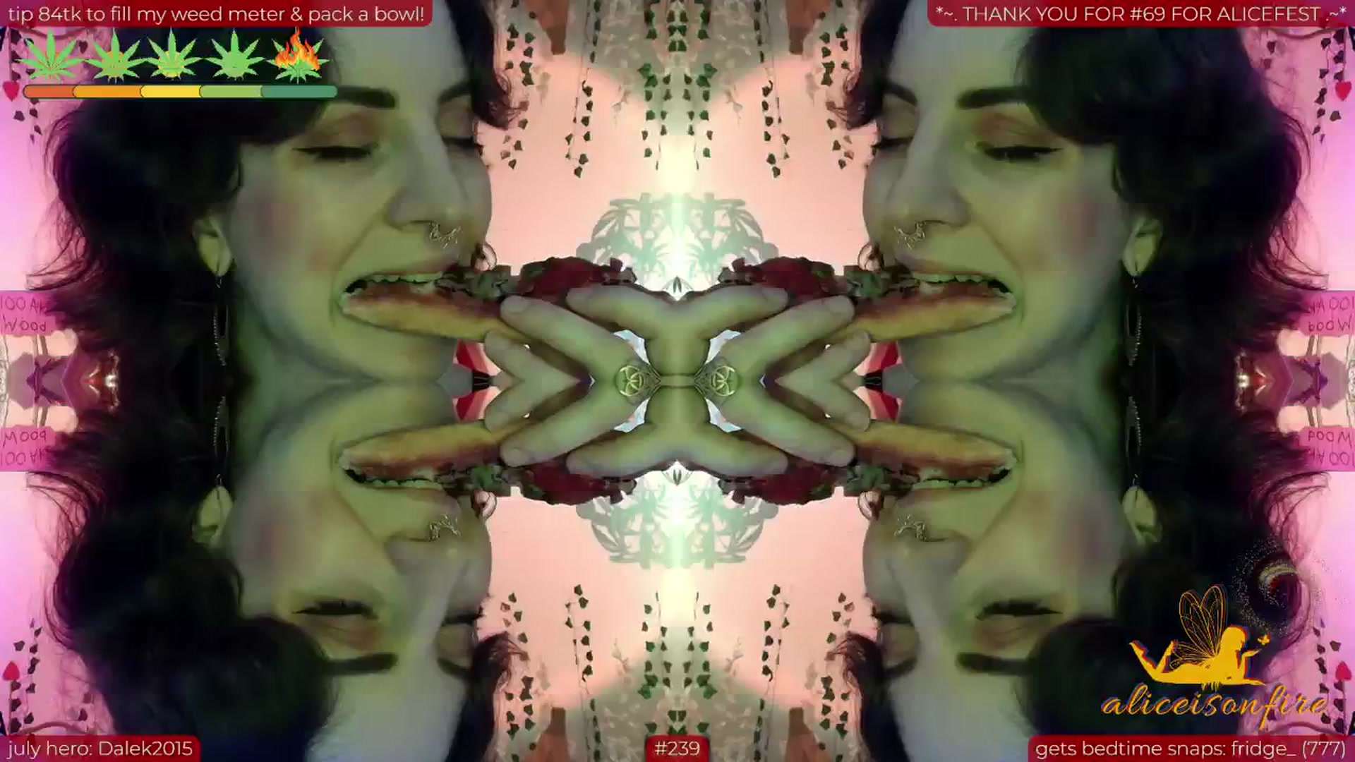 Gallery image thumbnail from aliceisonfire's myfreecams stream on, 07/05/2025, 09:36 image 13 of 20