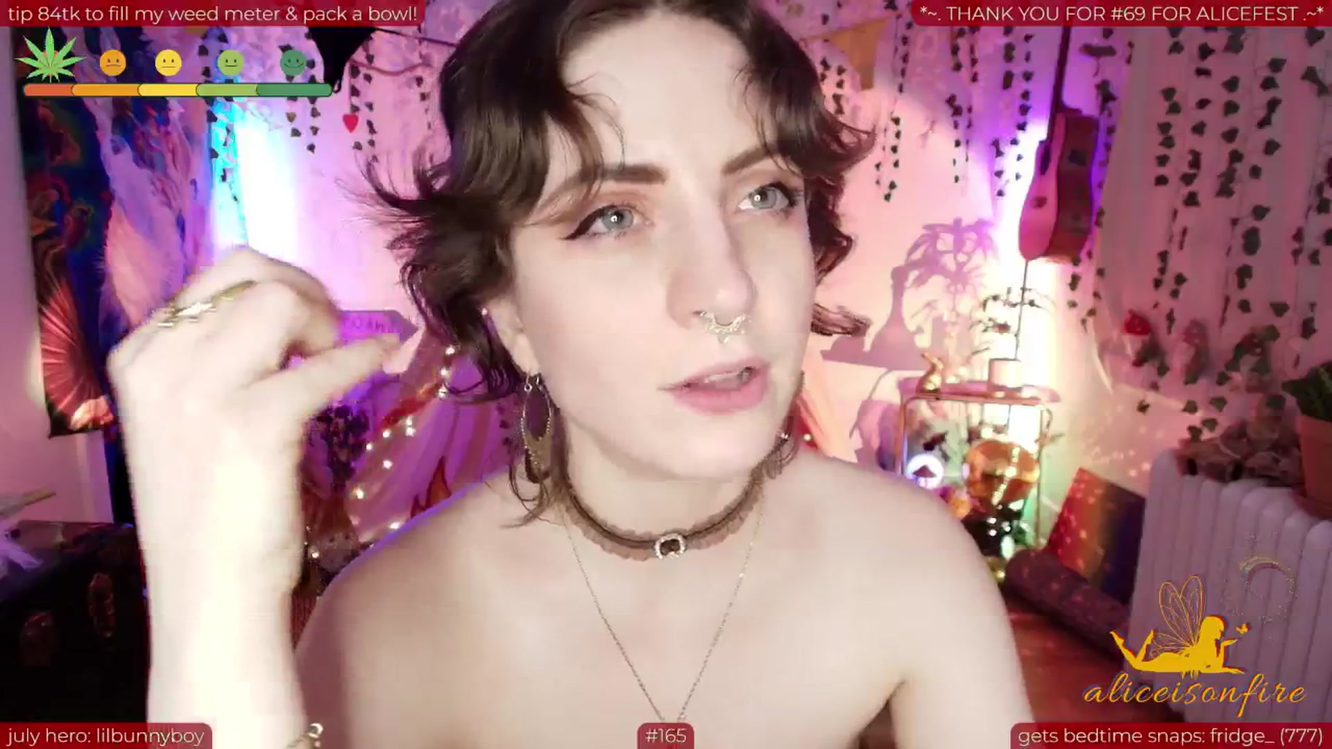 Gallery image thumbnail from aliceisonfire's myfreecams stream on, 07/05/2025, 13:35 image 19 of 20