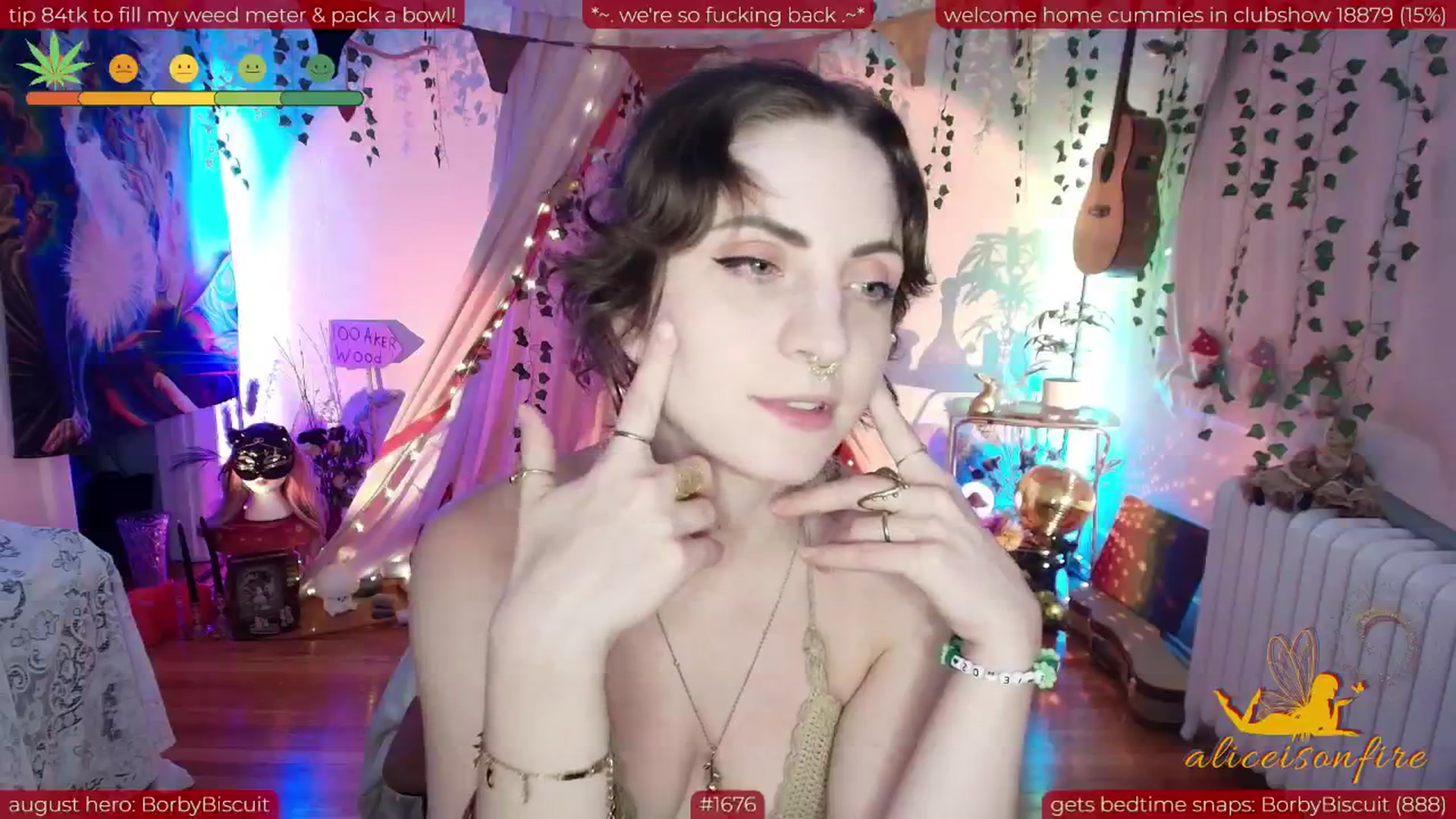 Gallery image thumbnail from aliceisonfire's myfreecams stream on, 08/06/2025, 09:34 image 17 of 20