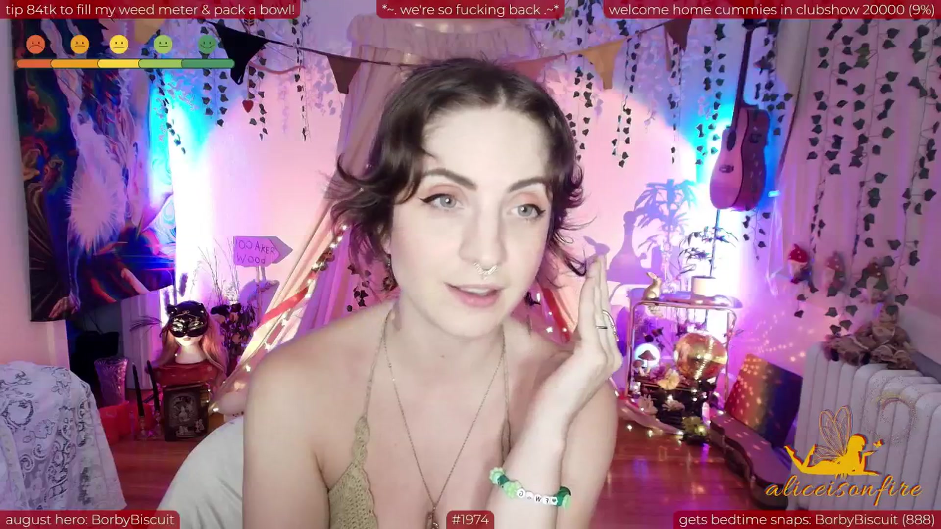 Gallery image thumbnail from aliceisonfire's myfreecams stream on, 08/06/2025, 09:34 image 5 of 20
