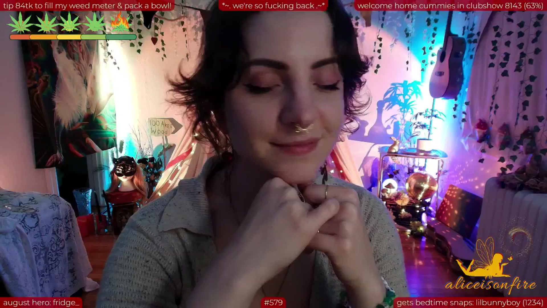 Gallery image thumbnail from aliceisonfire's myfreecams stream on, 08/06/2025, 13:08 image 20 of 20