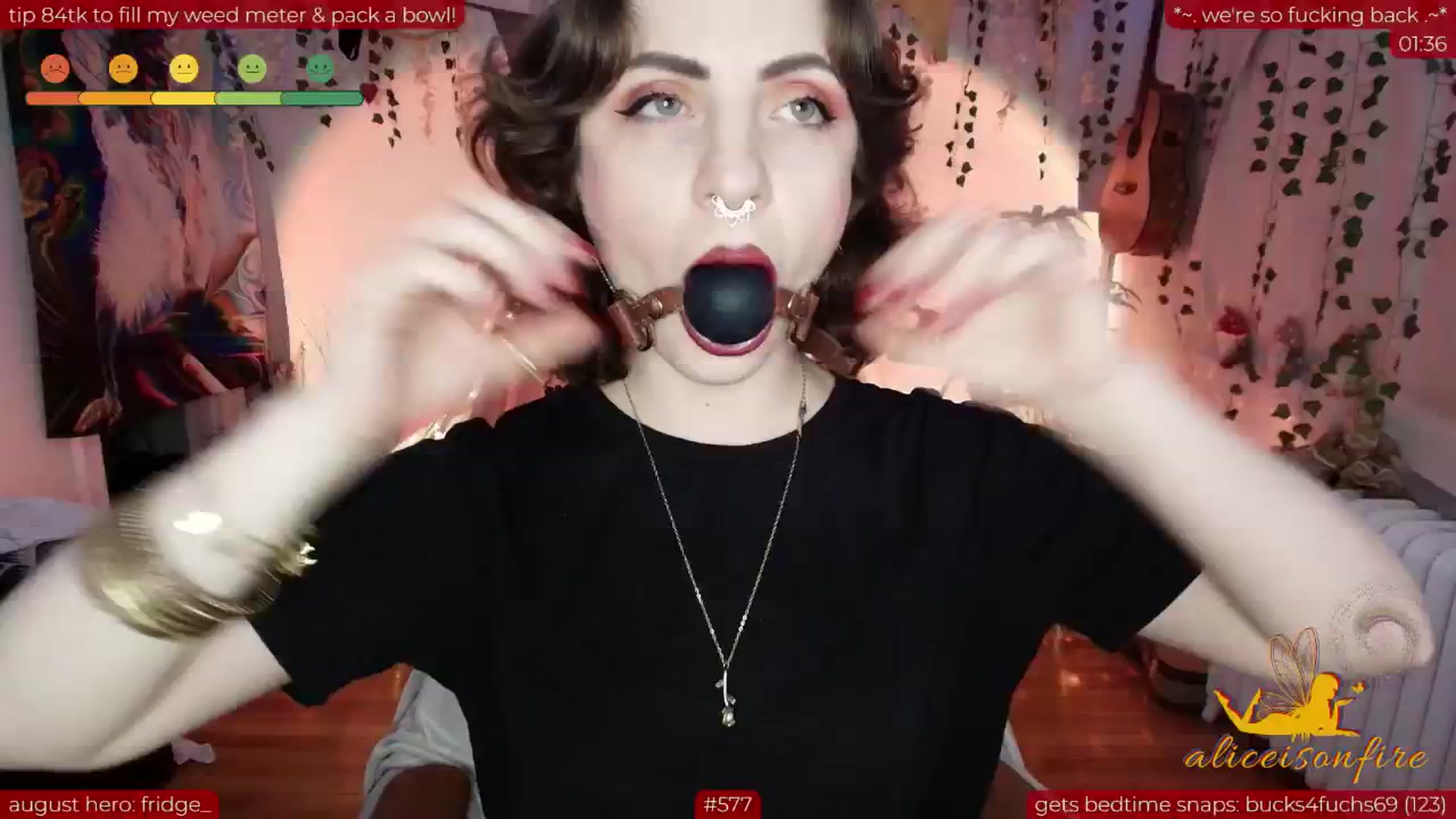 Gallery image thumbnail from aliceisonfire's myfreecams stream on, 08/07/2025, 09:27 image 6 of 20