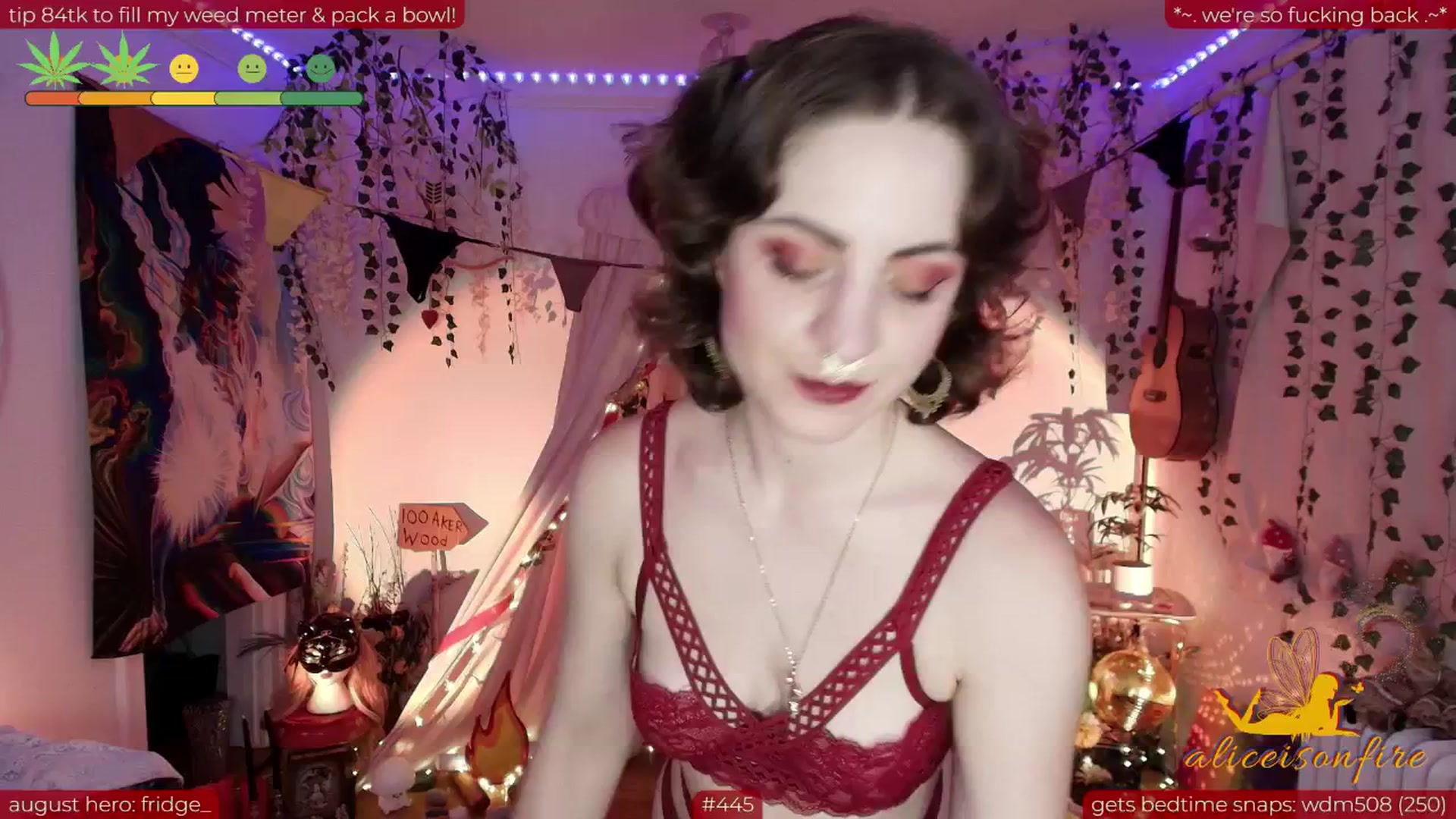 Gallery image thumbnail from aliceisonfire's myfreecams stream on, 08/07/2025, 09:27 image 15 of 20