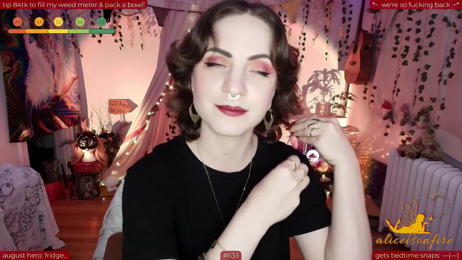 Gallery image thumbnail from aliceisonfire's myfreecams stream on, 08/07/2025, 09:27 image 2 of 20