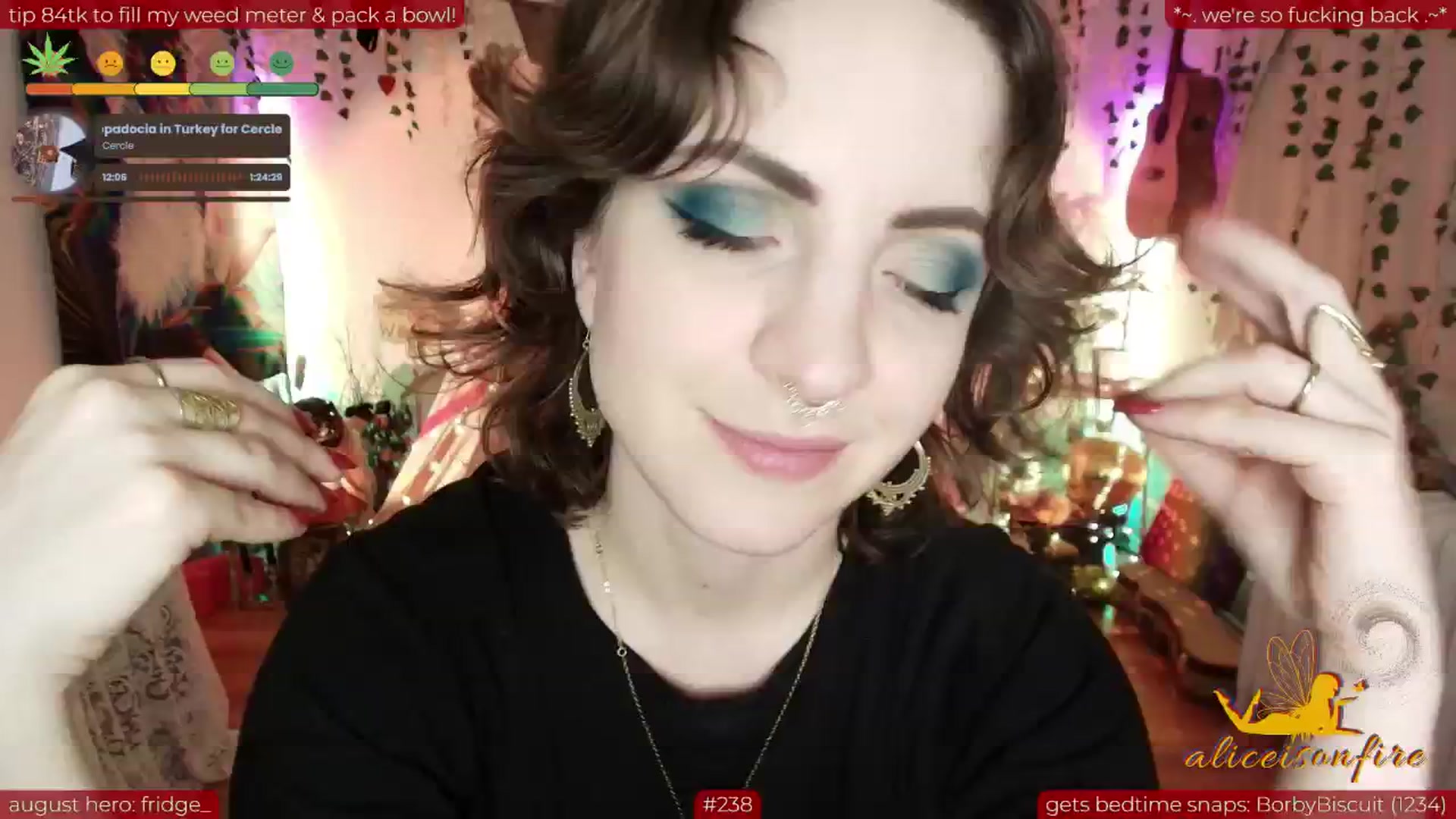 Gallery image thumbnail from aliceisonfire's myfreecams stream on, 08/08/2025, 12:02 image 18 of 20