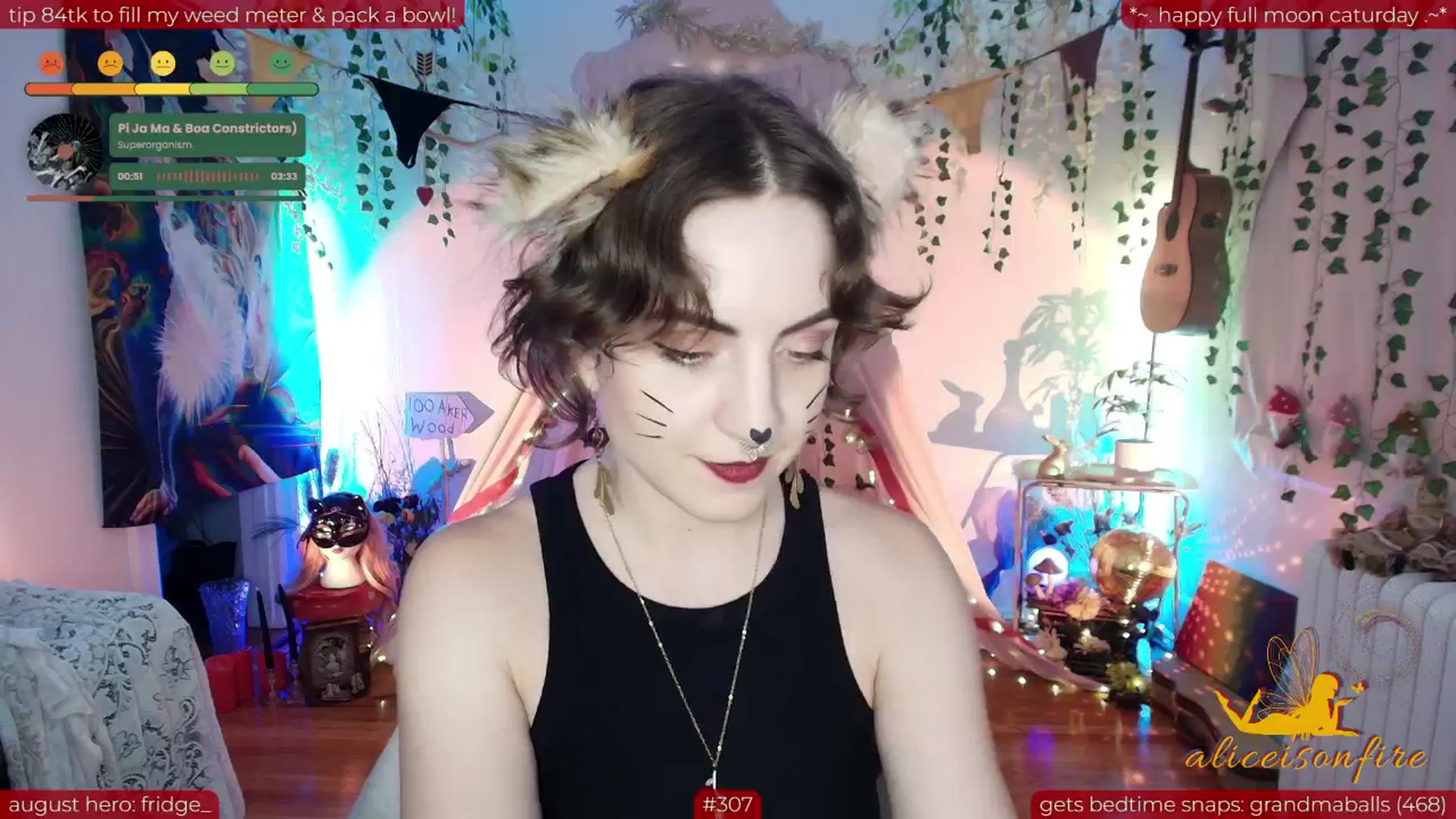 Gallery image thumbnail from aliceisonfire's myfreecams stream on, 08/10/2025, 12:18 image 9 of 20