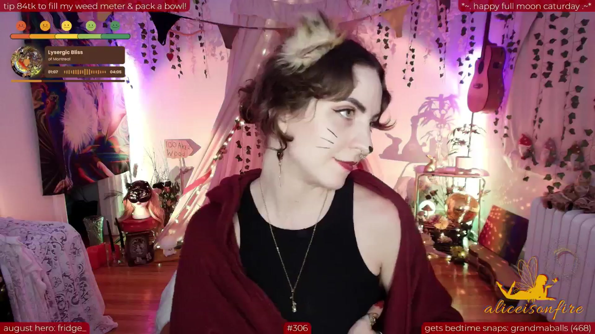 Gallery image thumbnail from aliceisonfire's myfreecams stream on, 08/10/2025, 12:18 image 15 of 20
