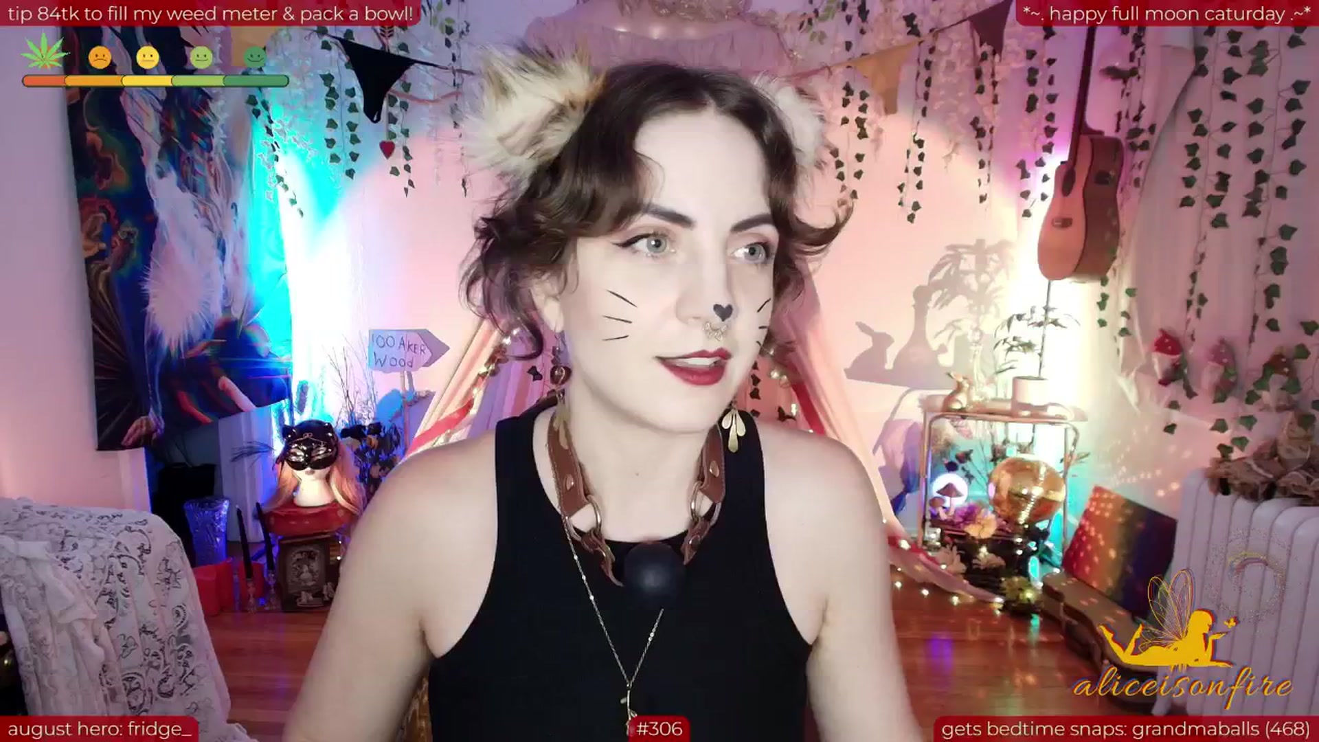 Gallery image thumbnail from aliceisonfire's myfreecams stream on, 08/10/2025, 12:18 image 5 of 20