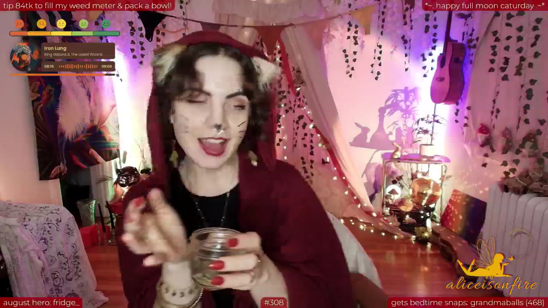 Gallery image thumbnail from aliceisonfire's myfreecams stream on, 08/10/2025, 12:18 image 13 of 20