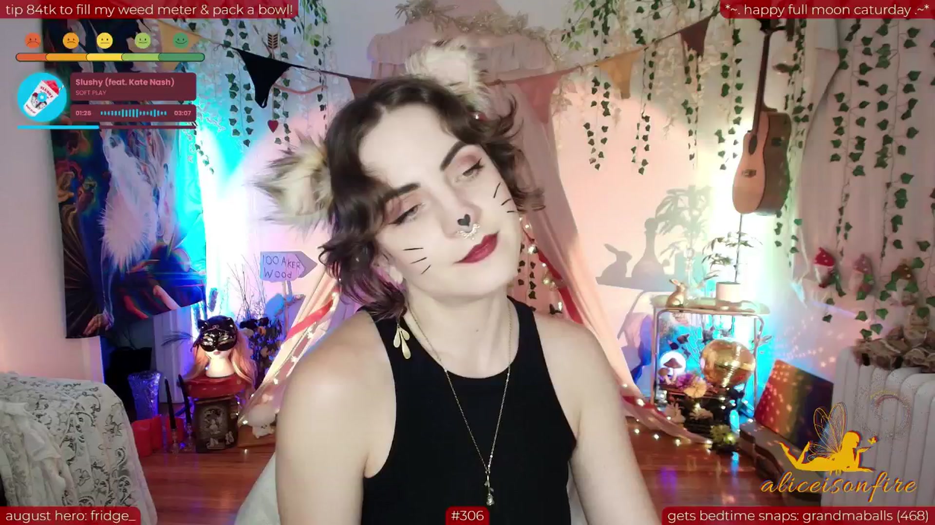 Gallery image thumbnail from aliceisonfire's myfreecams stream on, 08/10/2025, 12:18 image 7 of 20