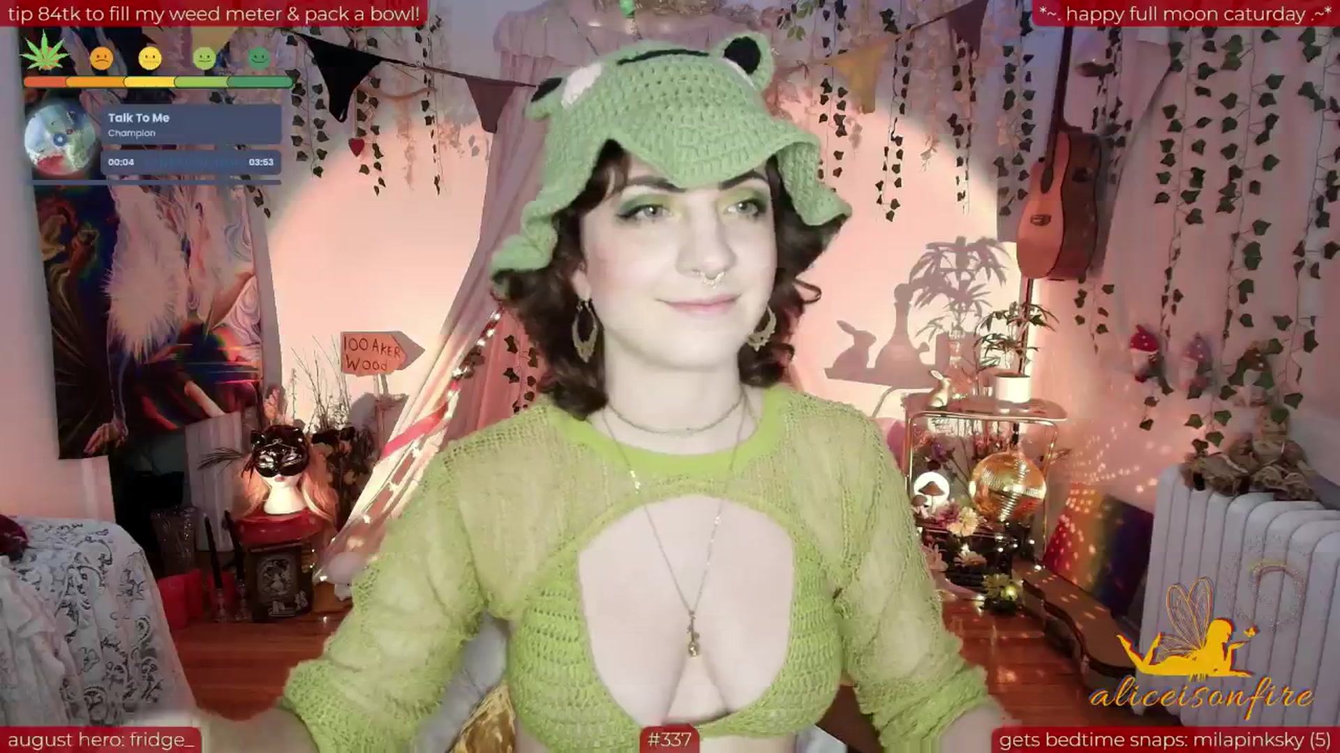 Gallery image thumbnail from aliceisonfire's myfreecams stream on, 08/12/2025, 05:11 image 13 of 20