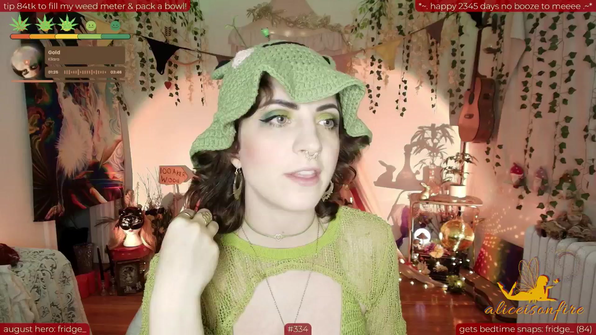Gallery image thumbnail from aliceisonfire's myfreecams stream on, 08/12/2025, 10:20 image 4 of 20