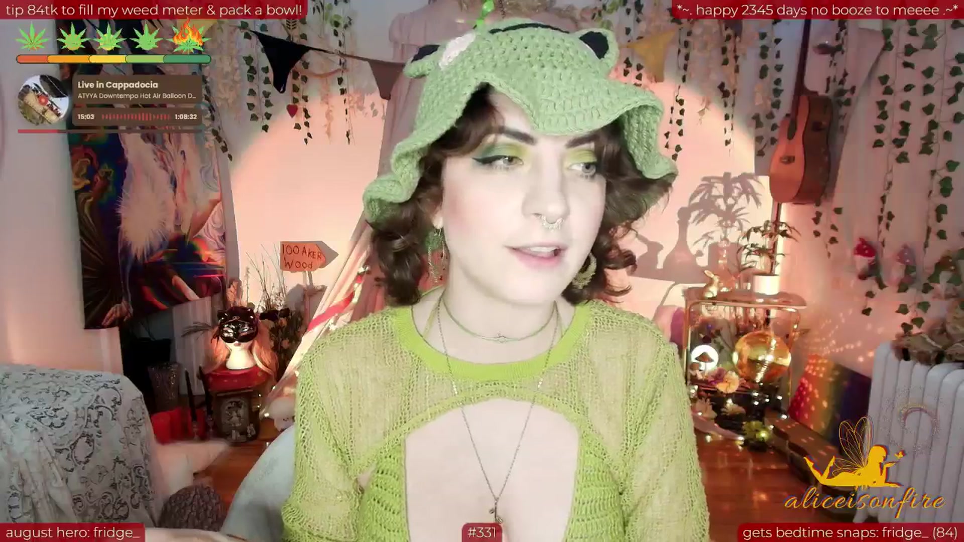 Gallery image thumbnail from aliceisonfire's myfreecams stream on, 08/12/2025, 10:20 image 6 of 20