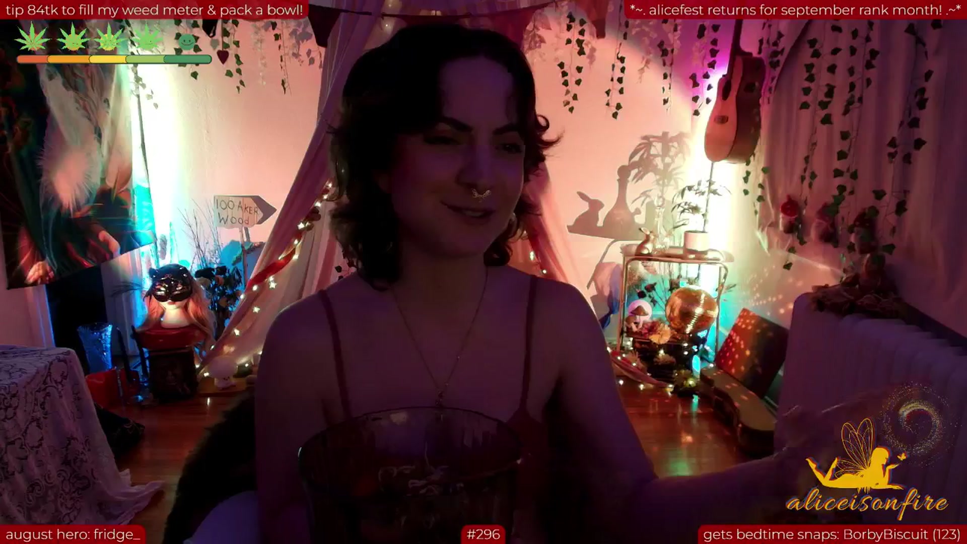 Gallery image thumbnail from aliceisonfire's myfreecams stream on, 08/21/2025, 08:30 image 12 of 20