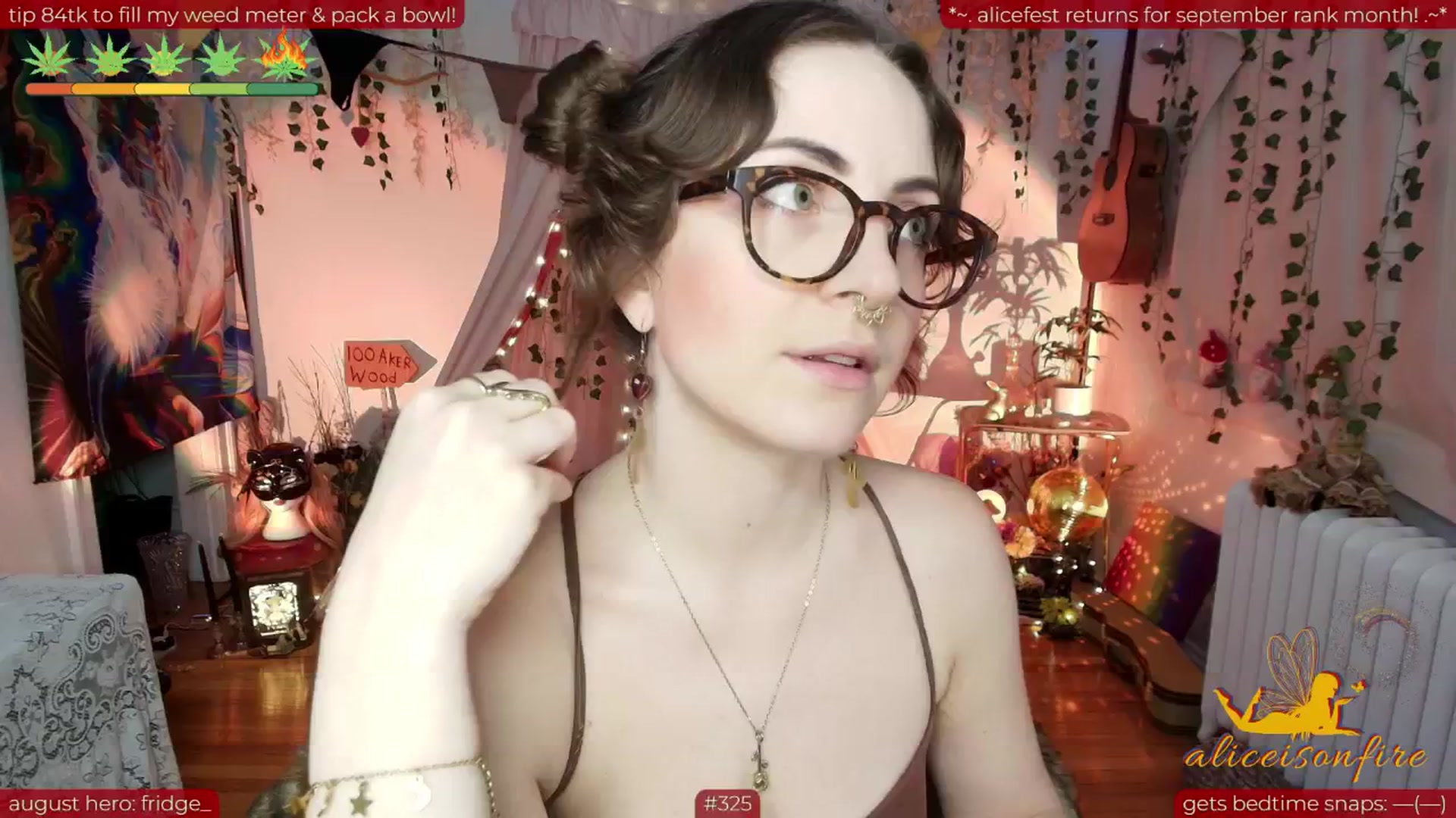 Gallery image thumbnail from aliceisonfire's myfreecams stream on, 08/23/2025, 05:58 image 7 of 20