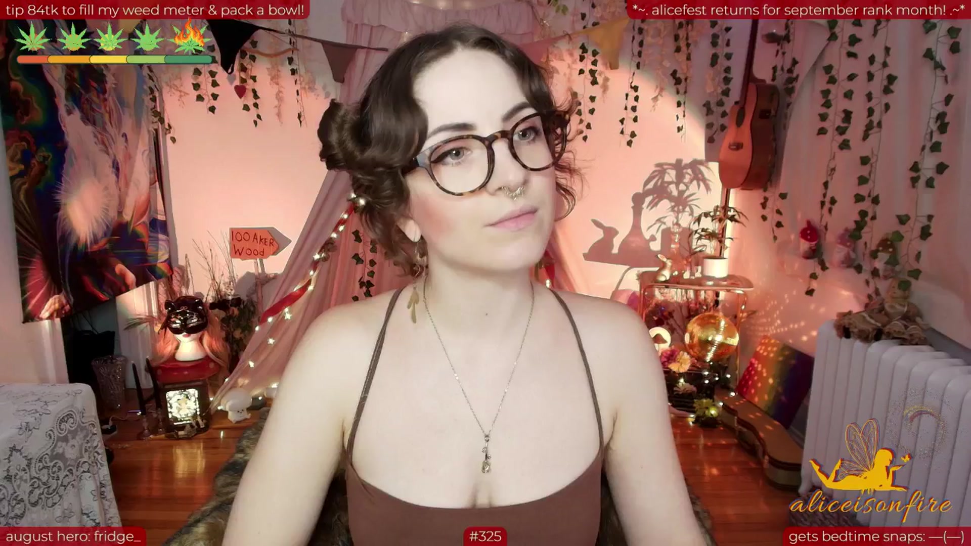 Gallery image thumbnail from aliceisonfire's myfreecams stream on, 08/23/2025, 05:58 image 9 of 20