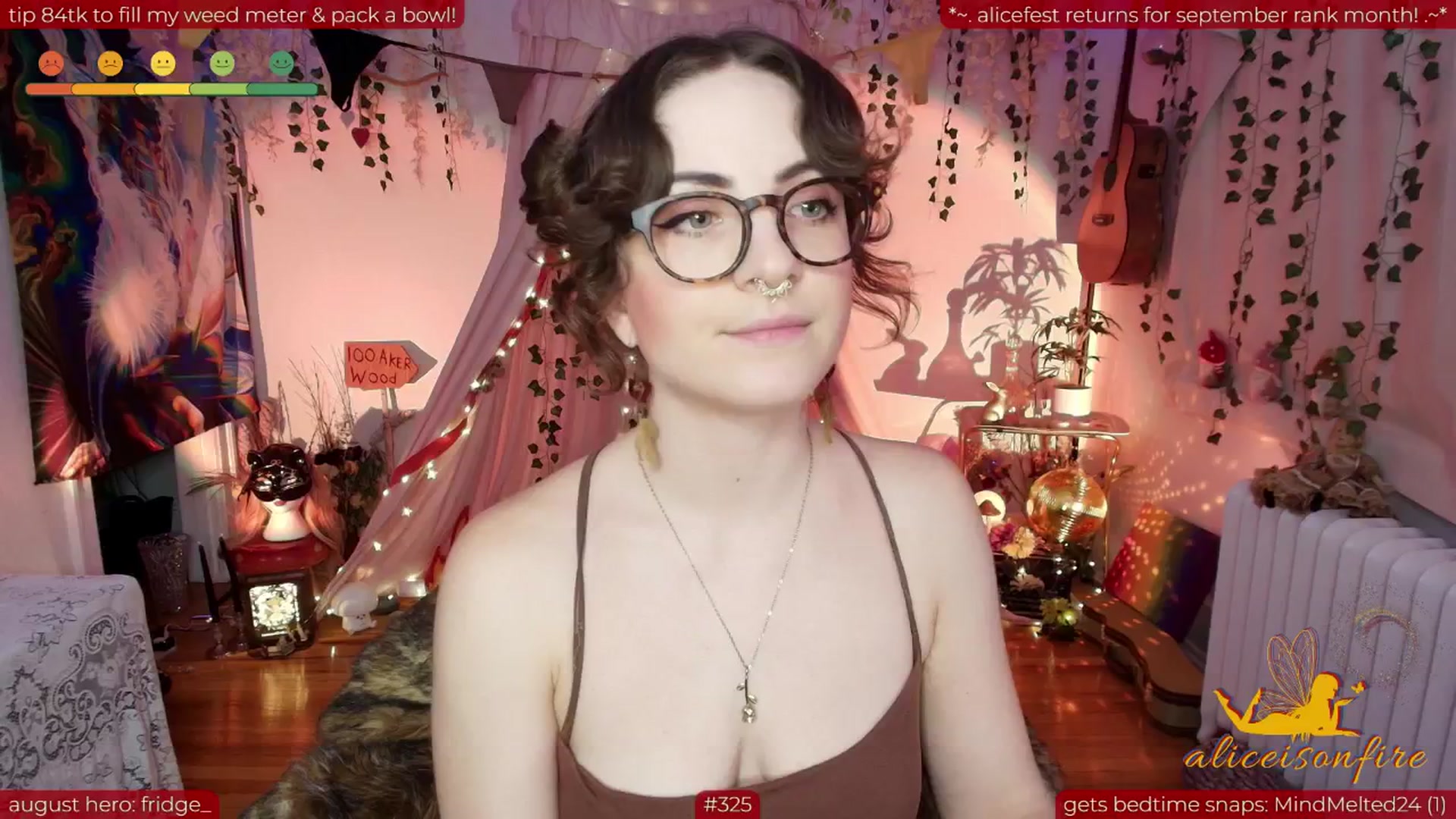 Gallery image thumbnail from aliceisonfire's myfreecams stream on, 08/23/2025, 05:58 image 18 of 20